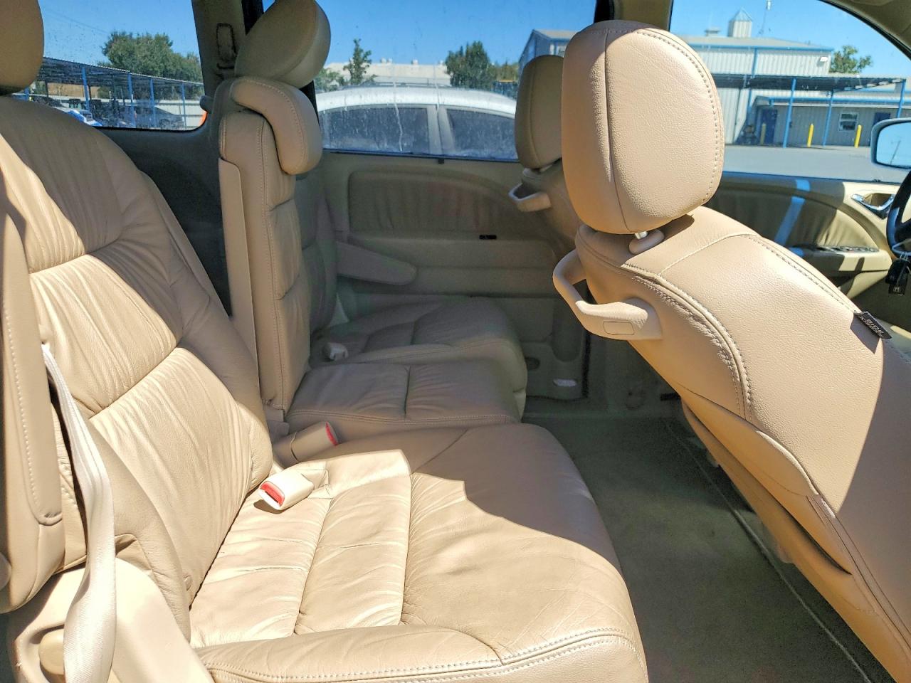 2009 Honda Odyssey Exl White vin: 5FNRL38789B038933