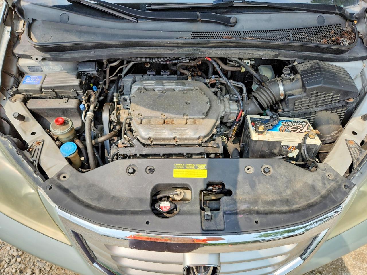 2009 Honda Odyssey Exl Silver vin: 5FNRL38789B044957