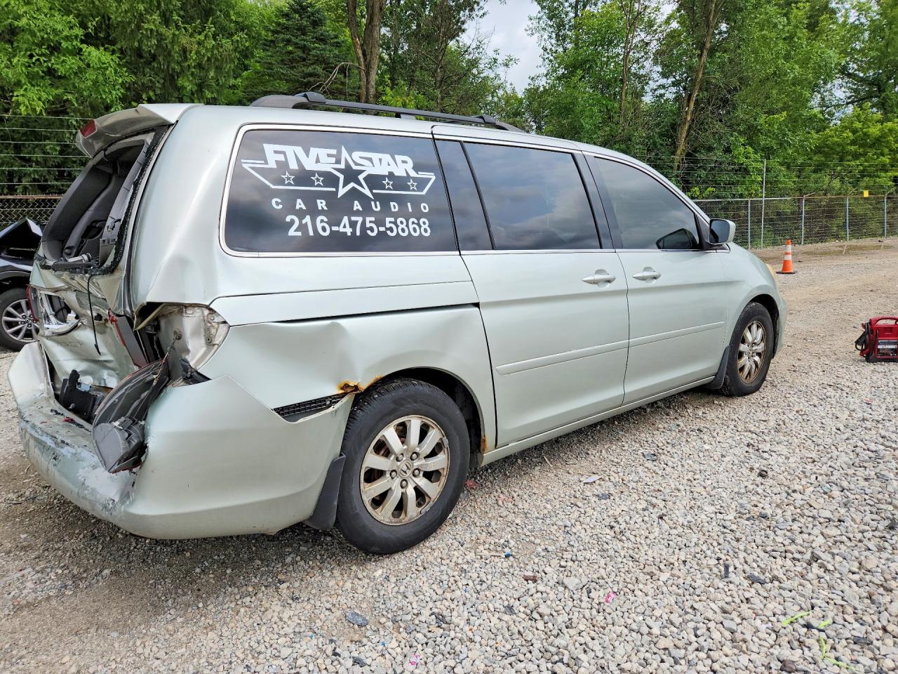 2009 Honda Odyssey Exl Silver vin: 5FNRL38789B044957