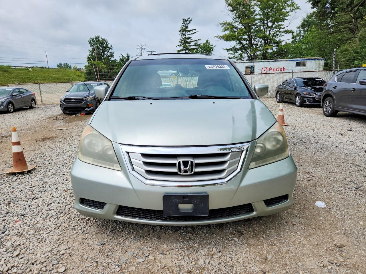 2009 Honda Odyssey Exl Silver vin: 5FNRL38789B044957