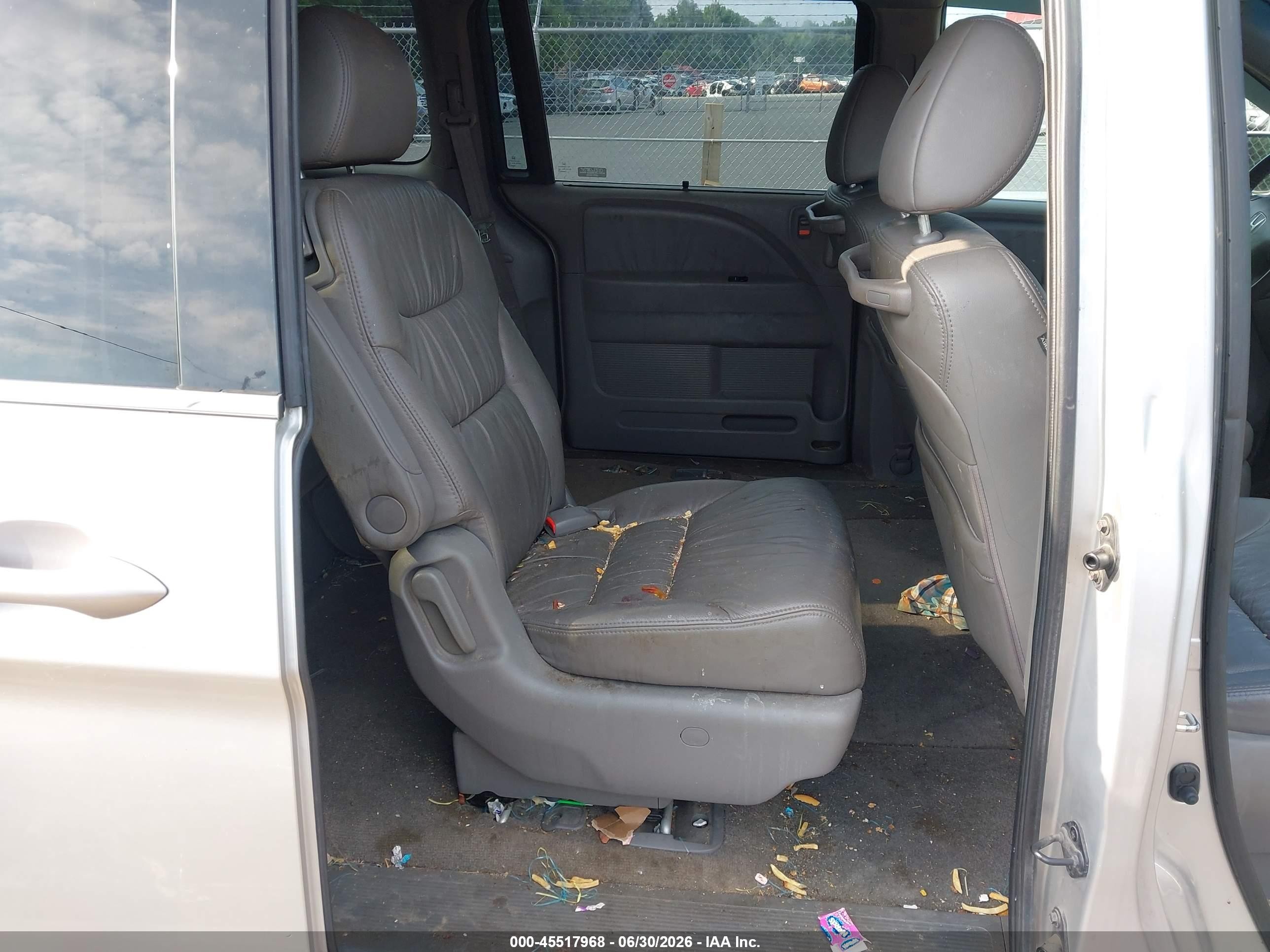 2009 Honda Odyssey Ex-l Silver vin: 5FNRL38789B048930