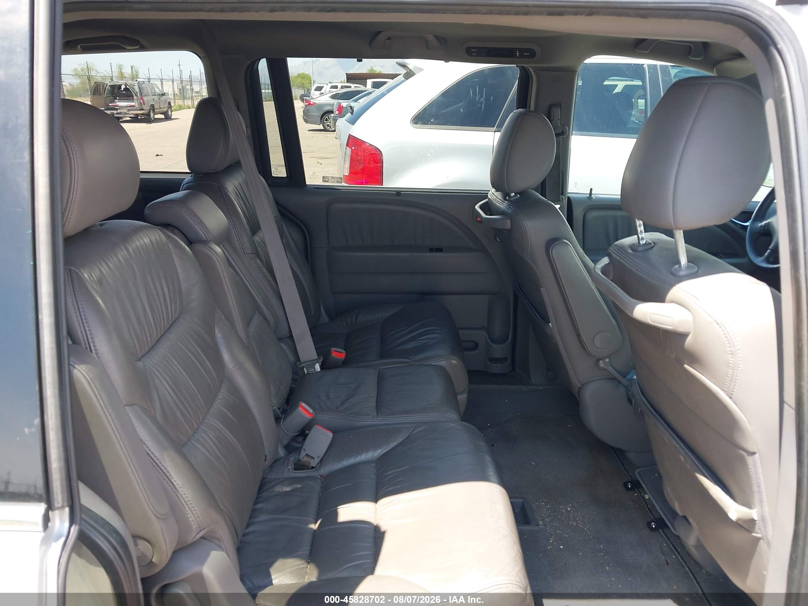 2009 Honda Odyssey Ex-l Silver vin: 5FNRL38789B050421