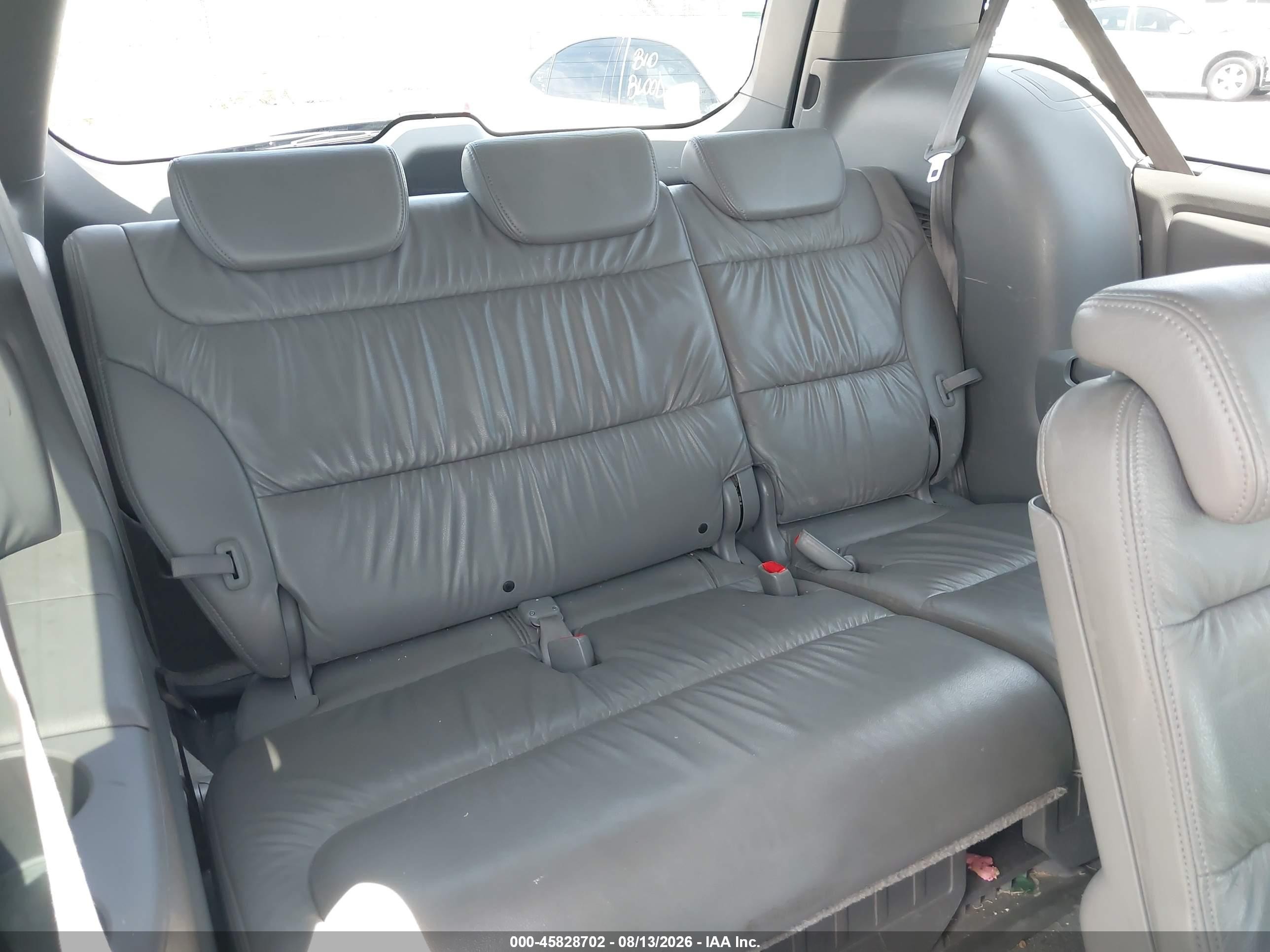2009 Honda Odyssey Ex-l Silver vin: 5FNRL38789B050421