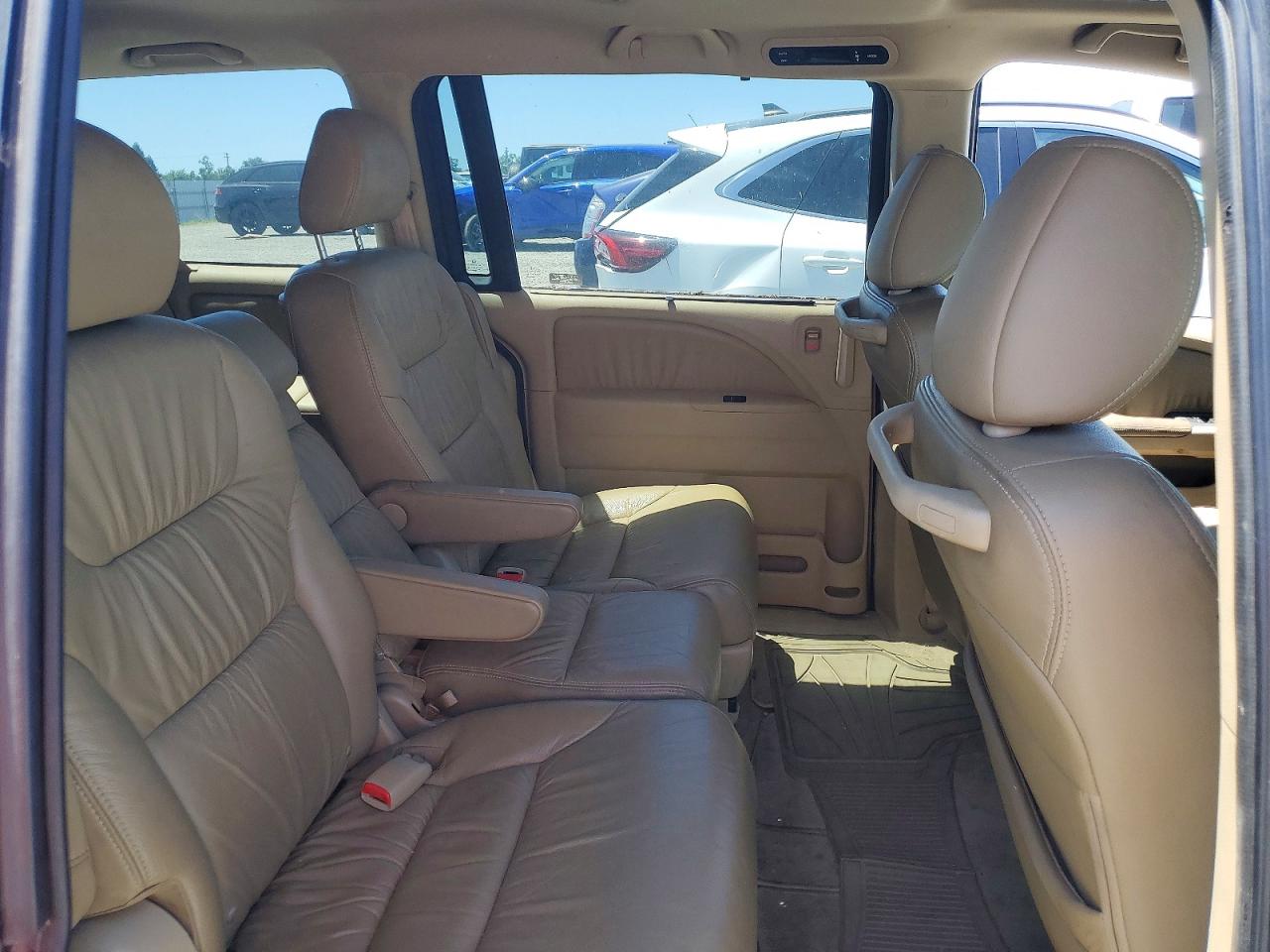 2009 Honda Odyssey Exl Burgundy vin: 5FNRL38789B408973