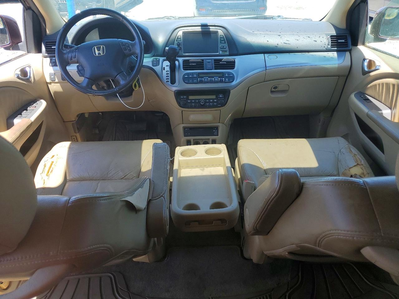 2009 Honda Odyssey Exl Burgundy vin: 5FNRL38789B408973