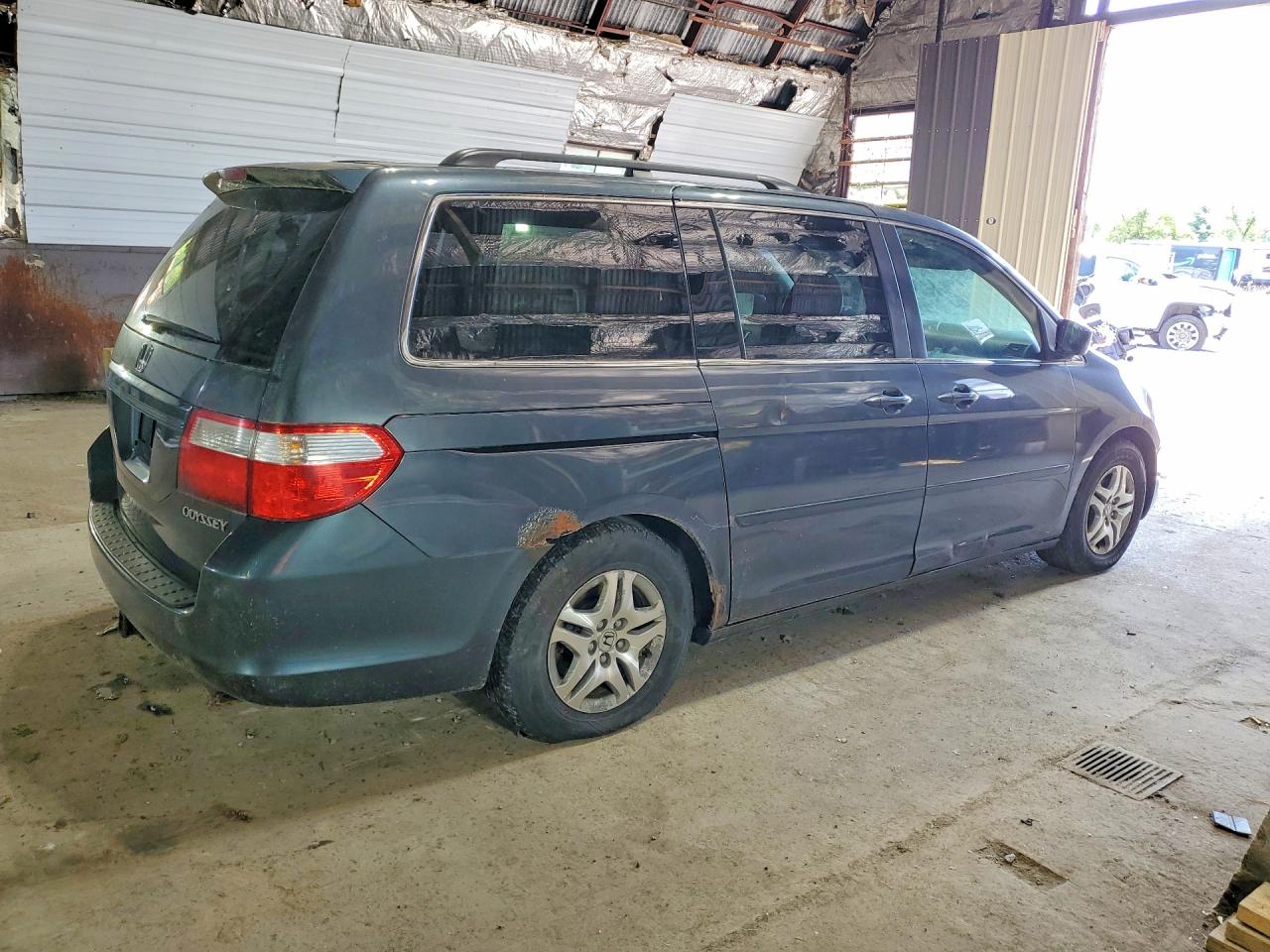 2005 Honda Odyssey Exl Серый vin: 5FNRL38795B091697