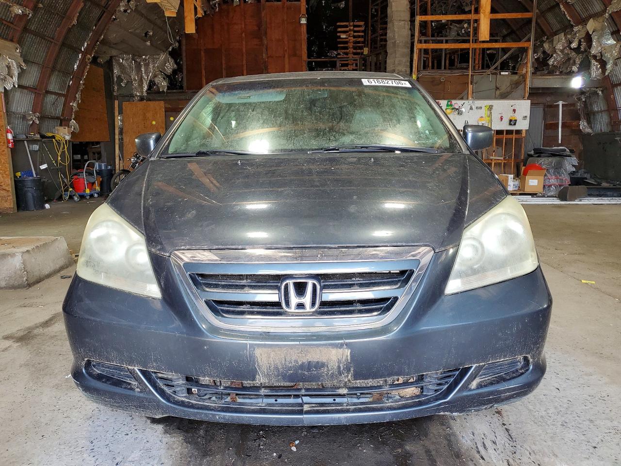 2005 Honda Odyssey Exl Серый vin: 5FNRL38795B091697