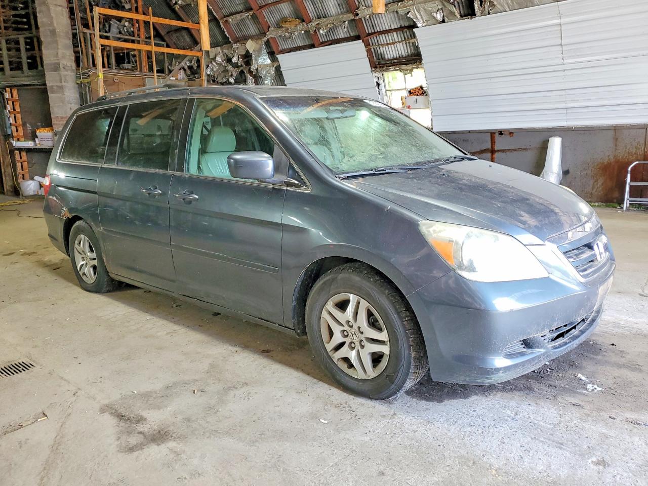 2005 Honda Odyssey Exl Серый vin: 5FNRL38795B091697