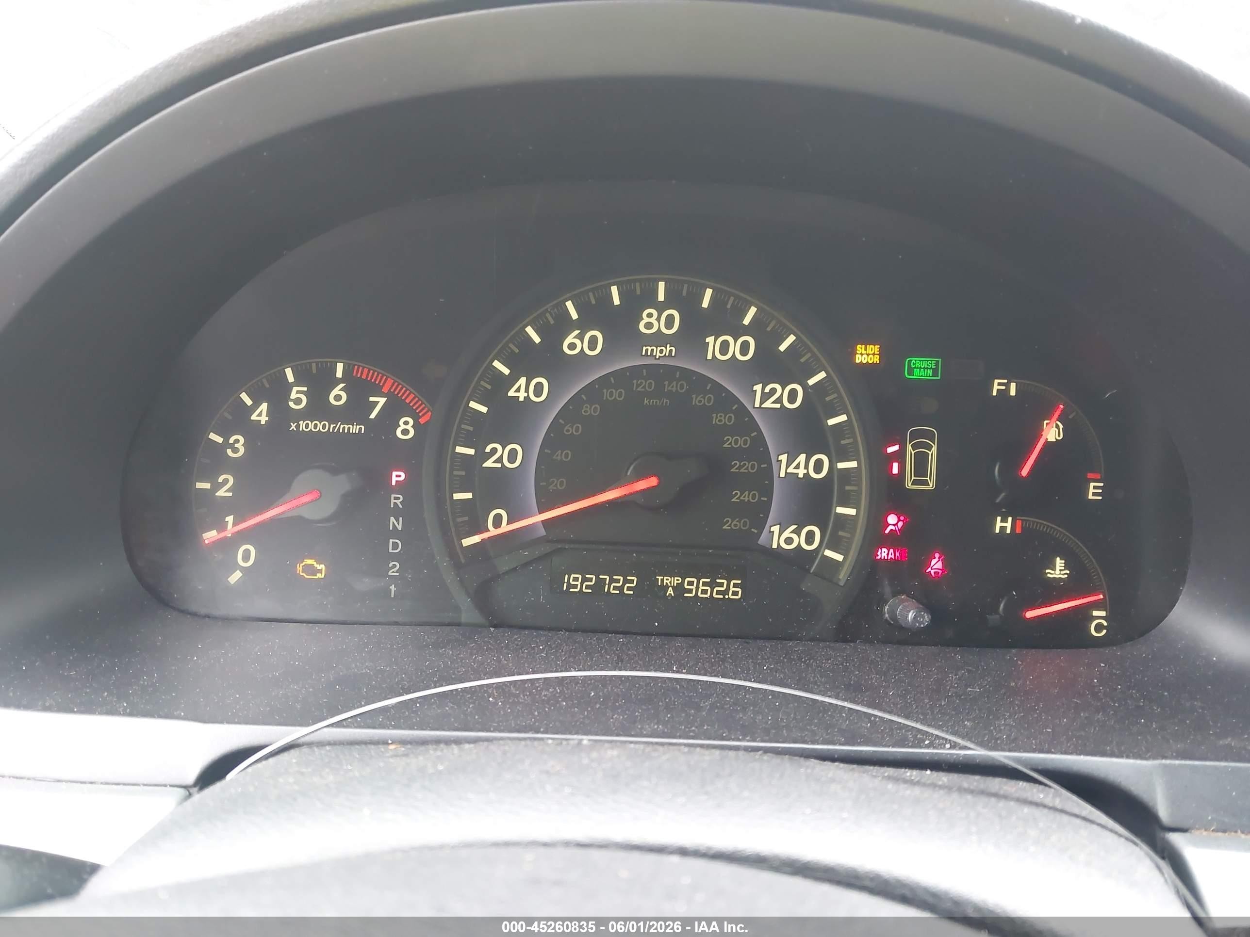 2006 Honda Odyssey Ex-l Beige vin: 5FNRL38796B010408