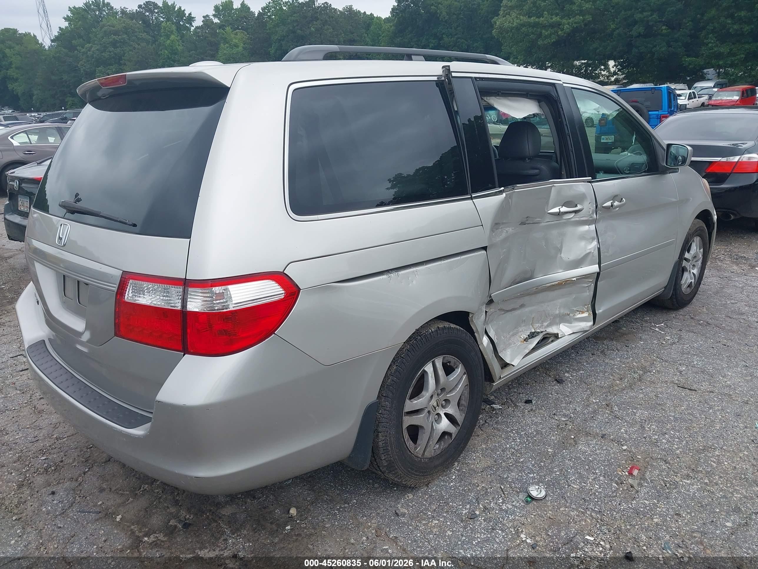 2006 Honda Odyssey Ex-l Beige vin: 5FNRL38796B010408