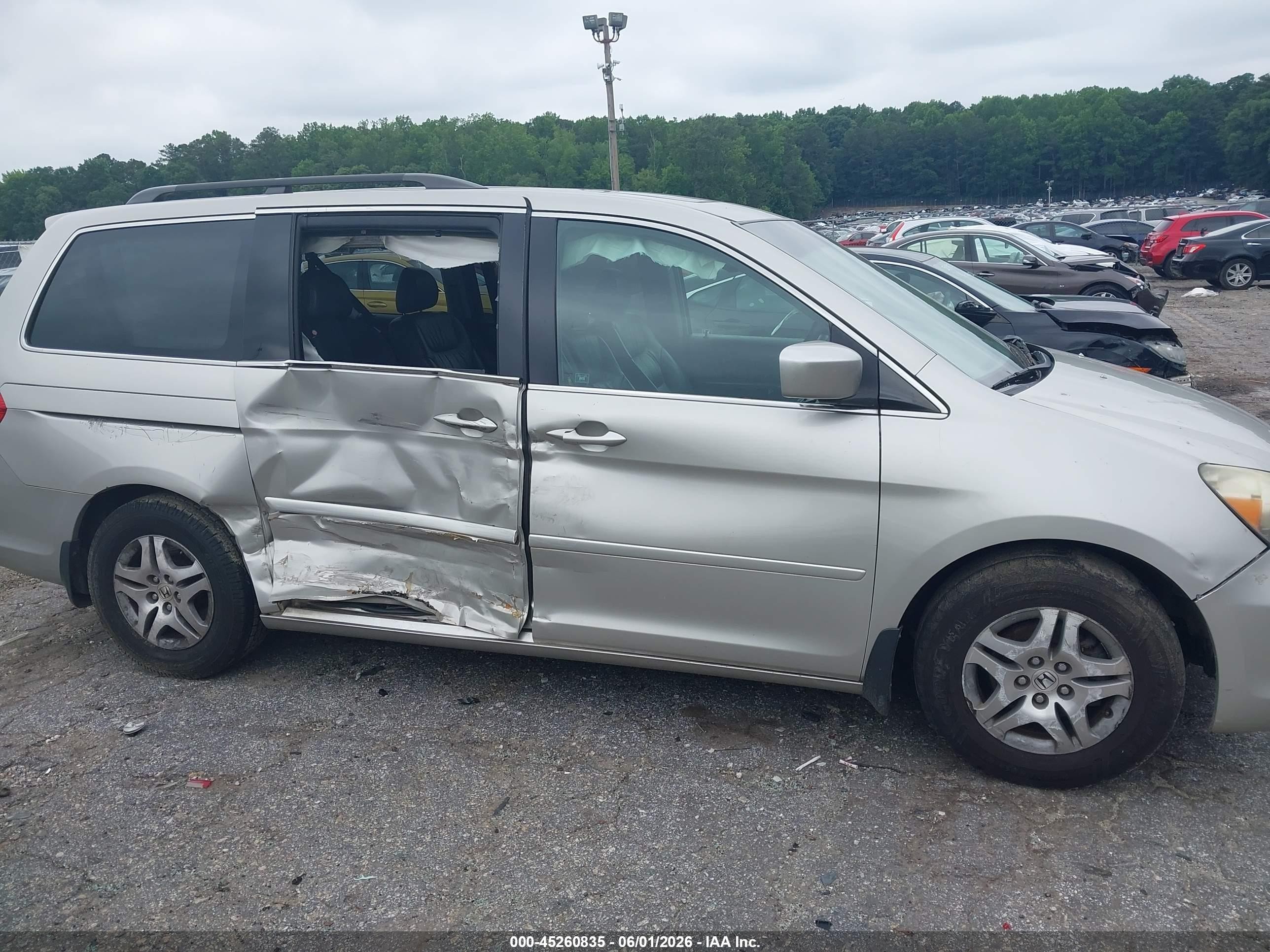 2006 Honda Odyssey Ex-l Beige vin: 5FNRL38796B010408
