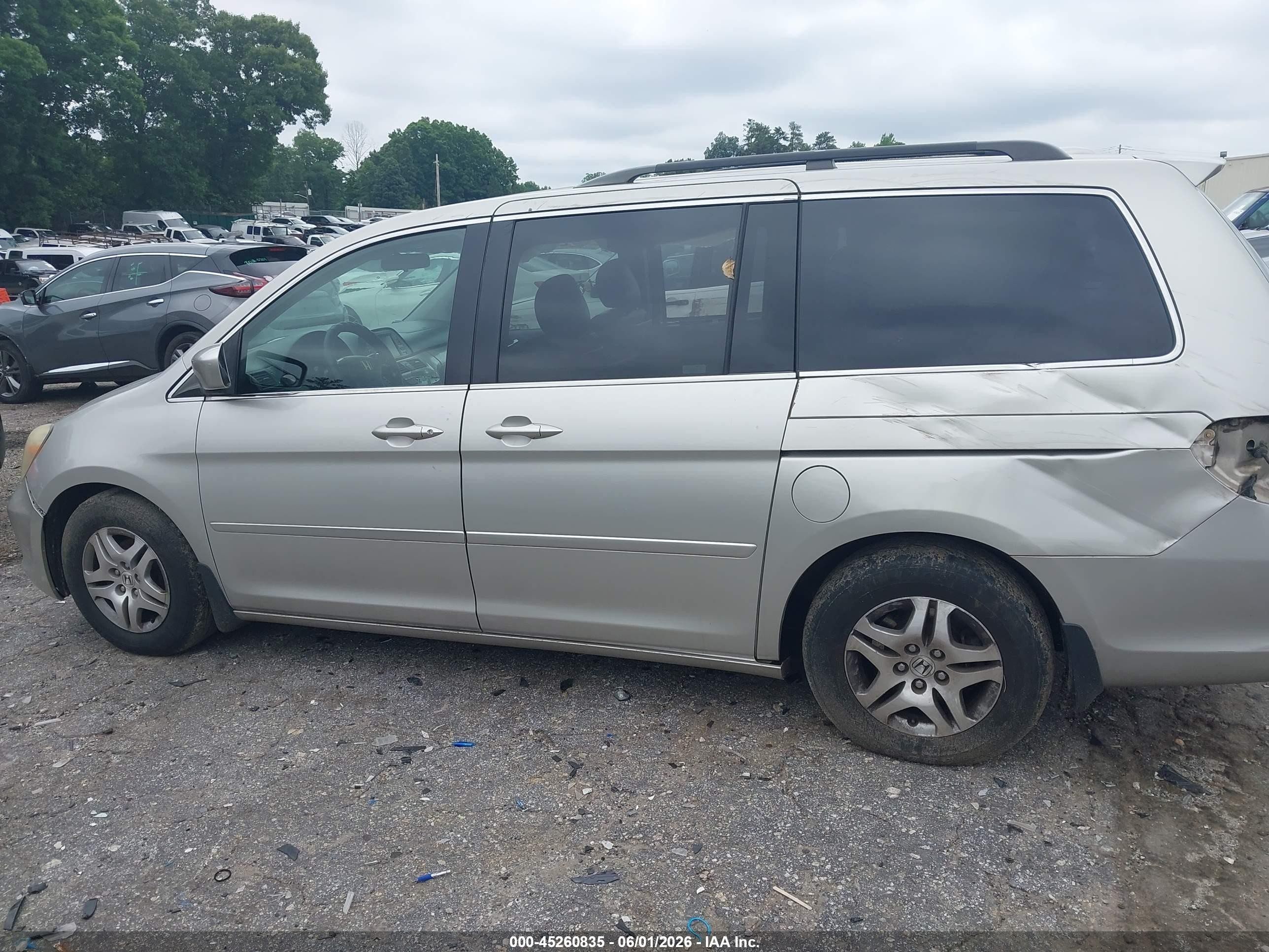 2006 Honda Odyssey Ex-l Beige vin: 5FNRL38796B010408