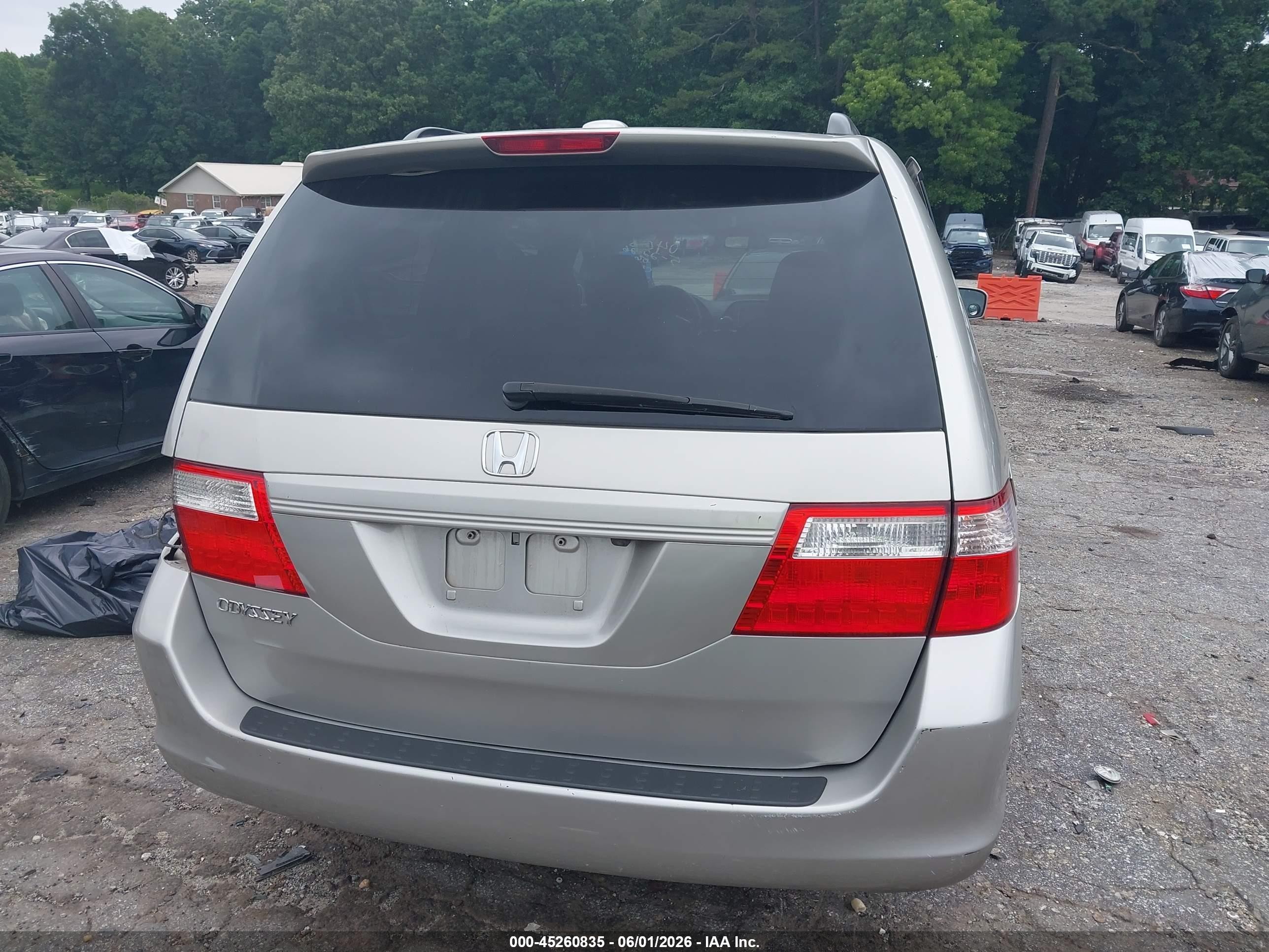 2006 Honda Odyssey Ex-l Beige vin: 5FNRL38796B010408