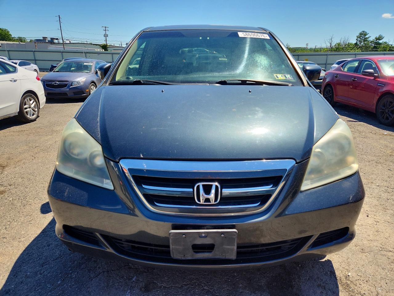 2006 Honda Odyssey Exl Gray vin: 5FNRL38796B027810