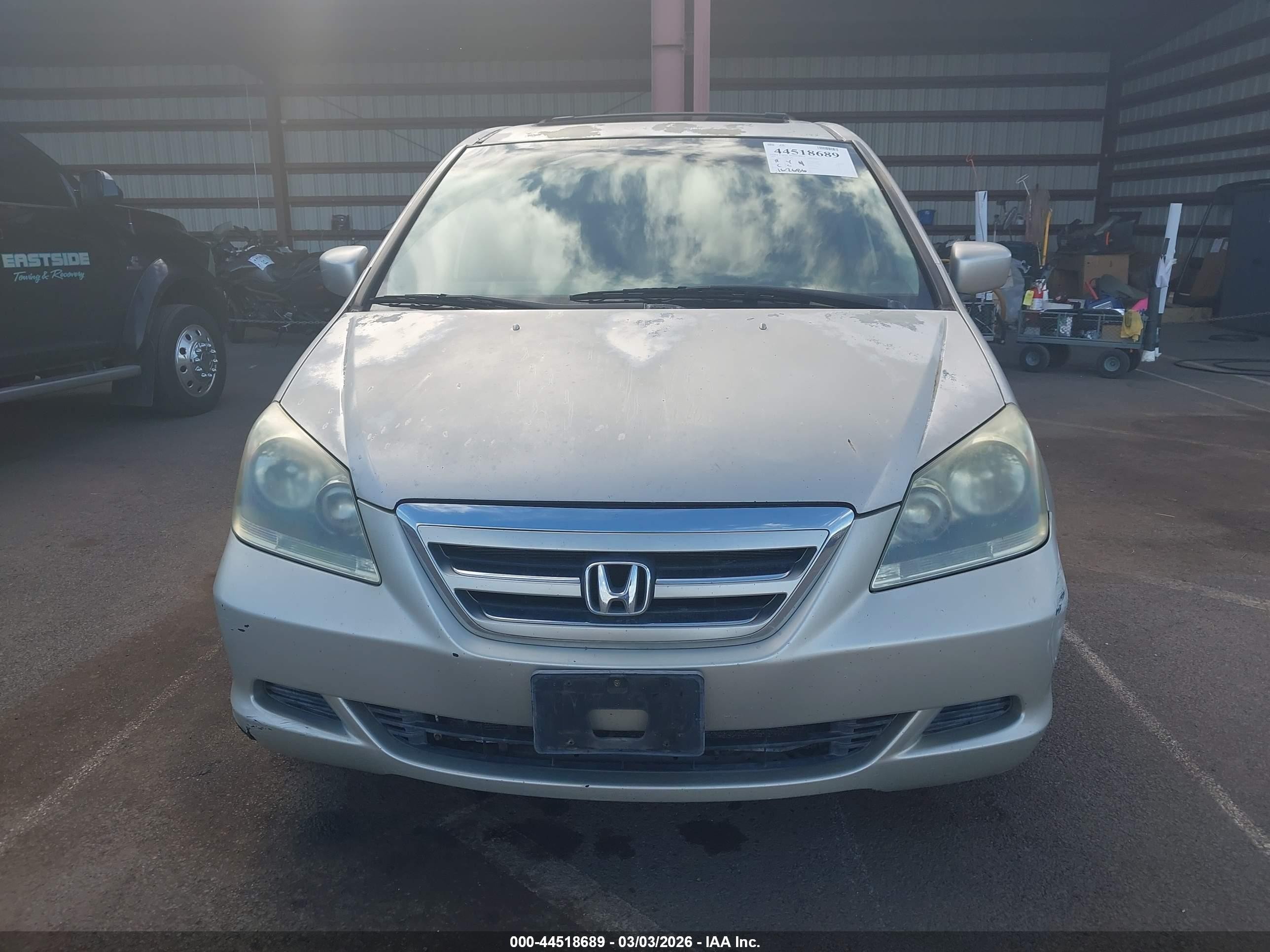 2006 Honda Odyssey Ex-l Серый vin: 5FNRL38796B045417