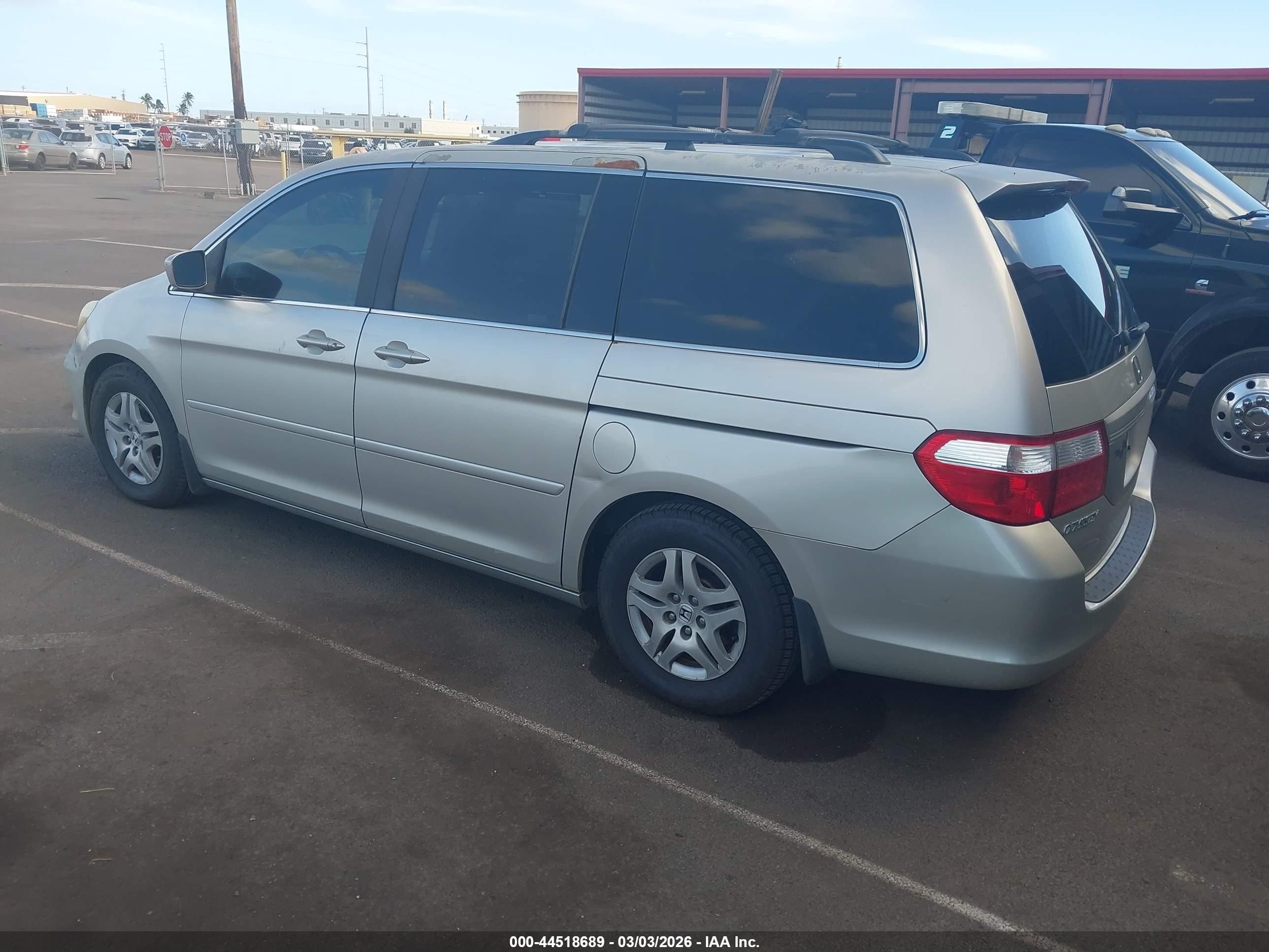 2006 Honda Odyssey Ex-l Серый vin: 5FNRL38796B045417