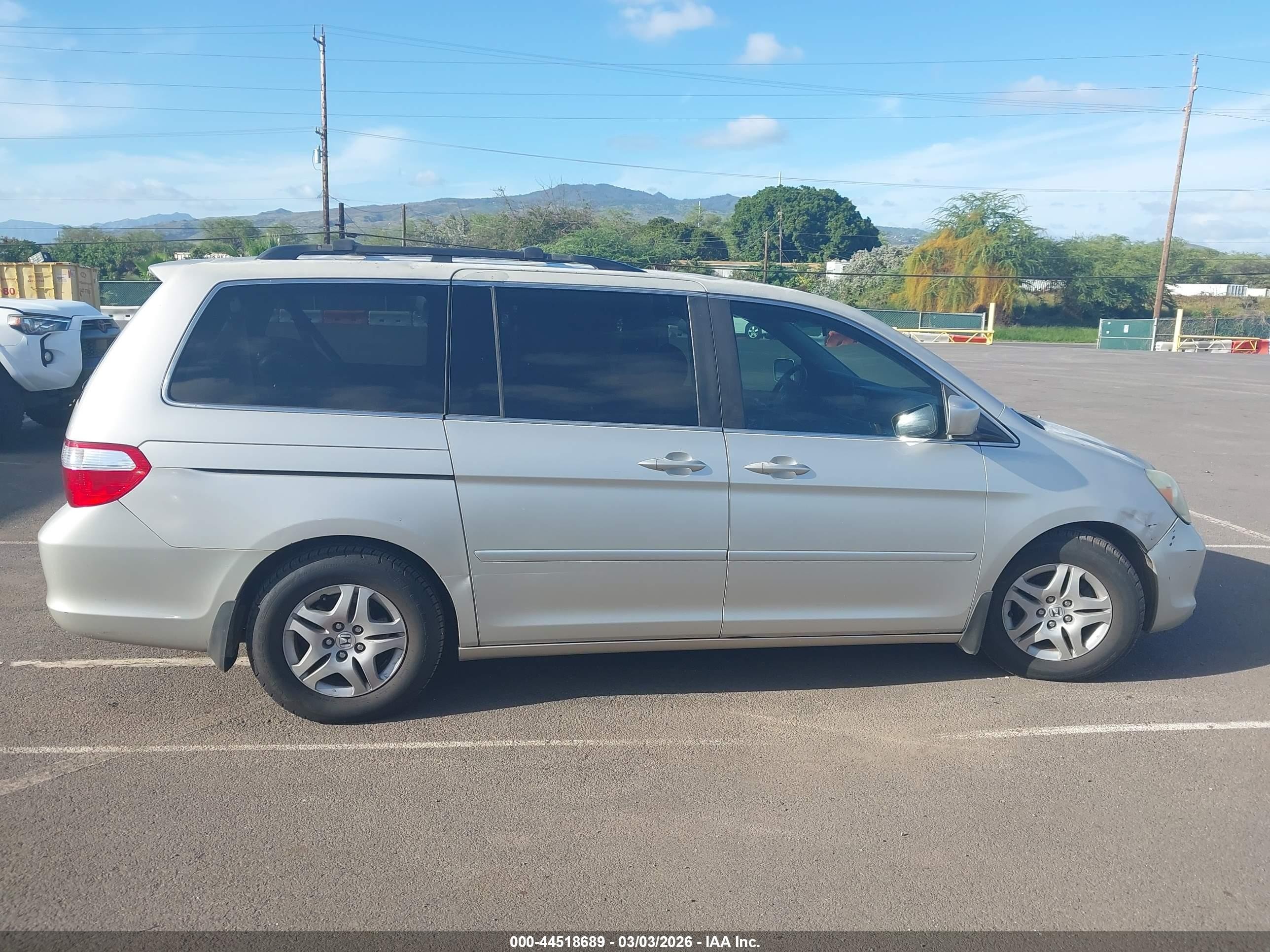 2006 Honda Odyssey Ex-l Серый vin: 5FNRL38796B045417
