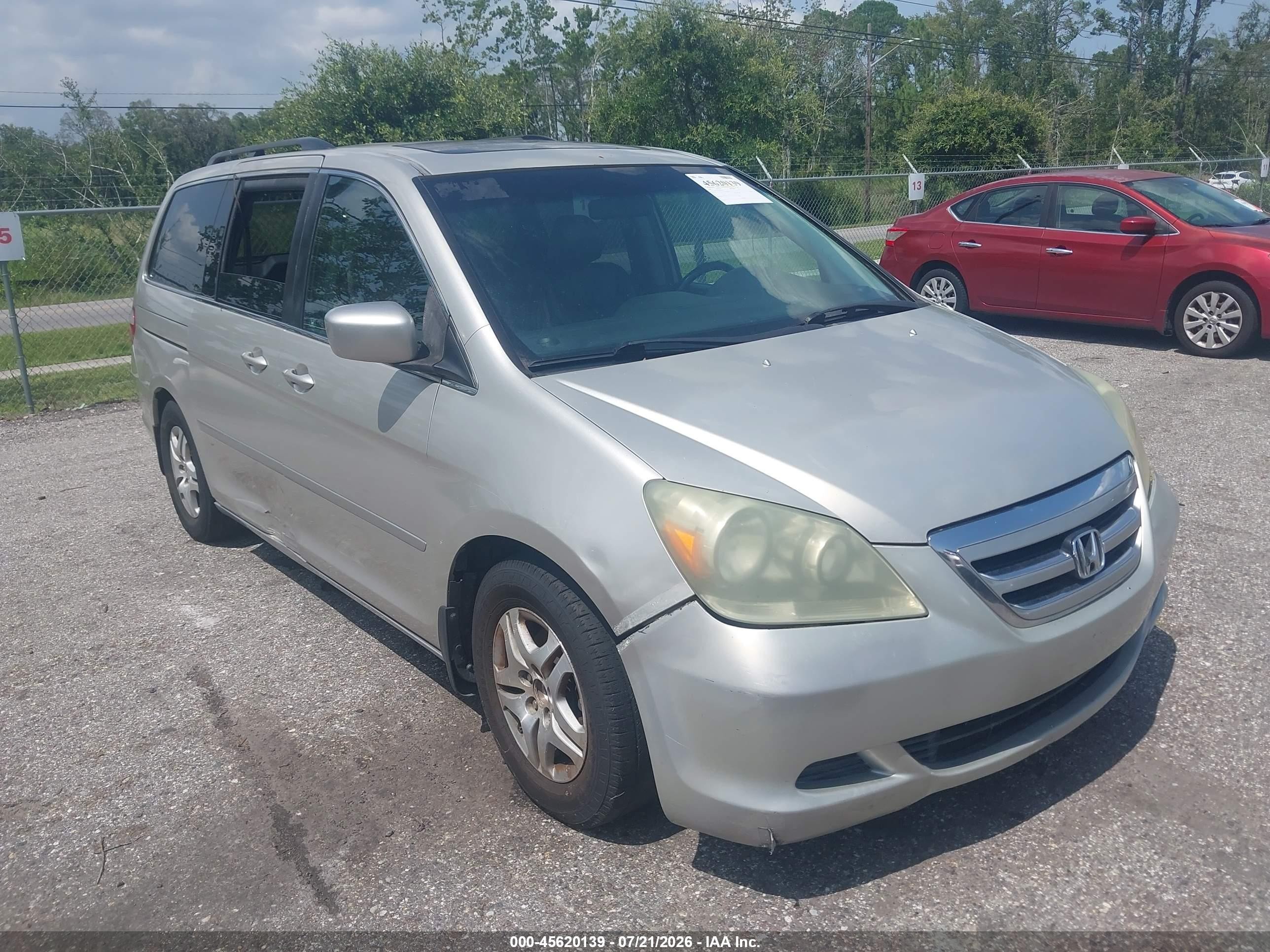 2006 Honda Odyssey Ex-l Brown vin: 5FNRL38796B051945
