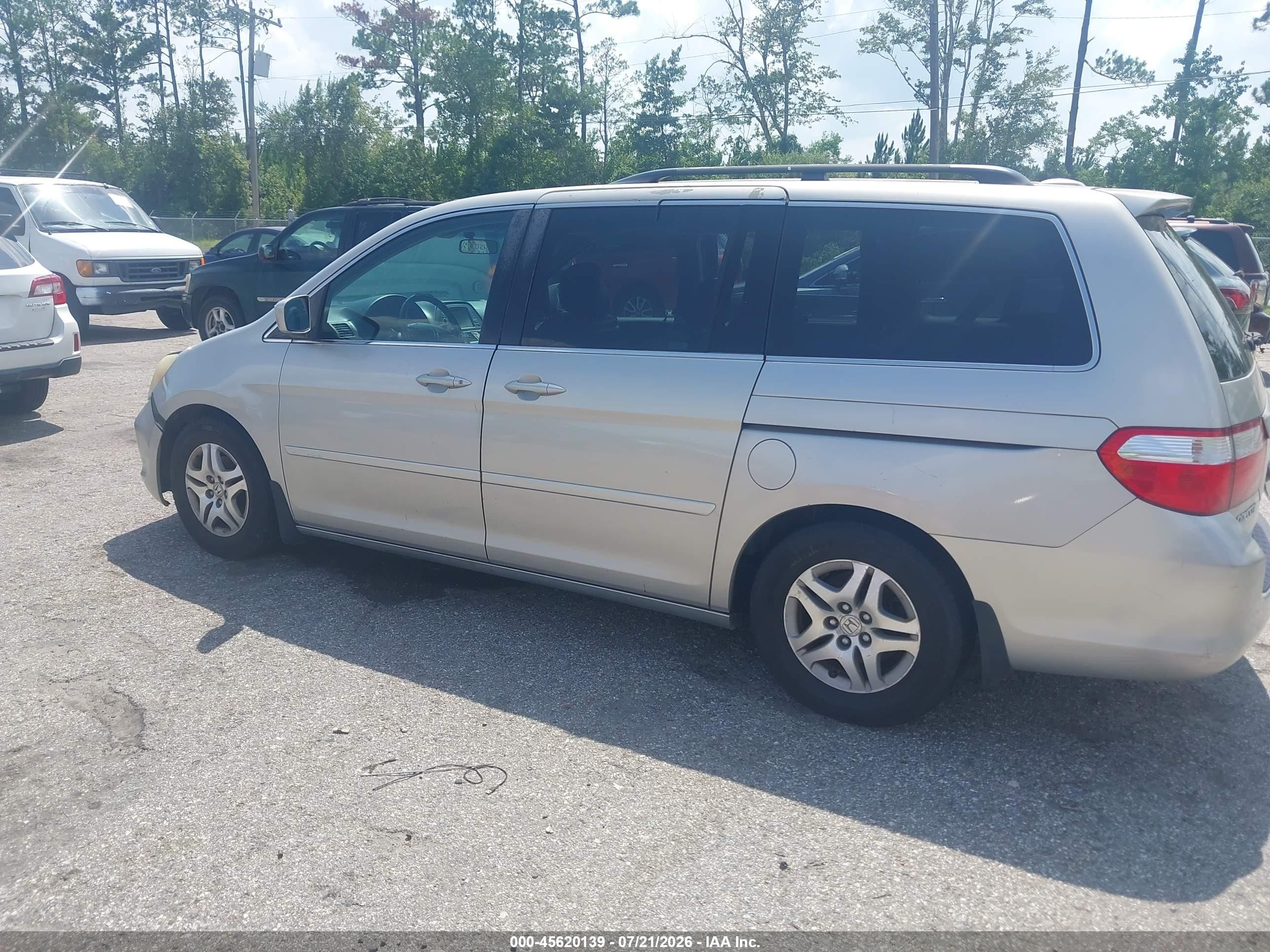 2006 Honda Odyssey Ex-l Brown vin: 5FNRL38796B051945