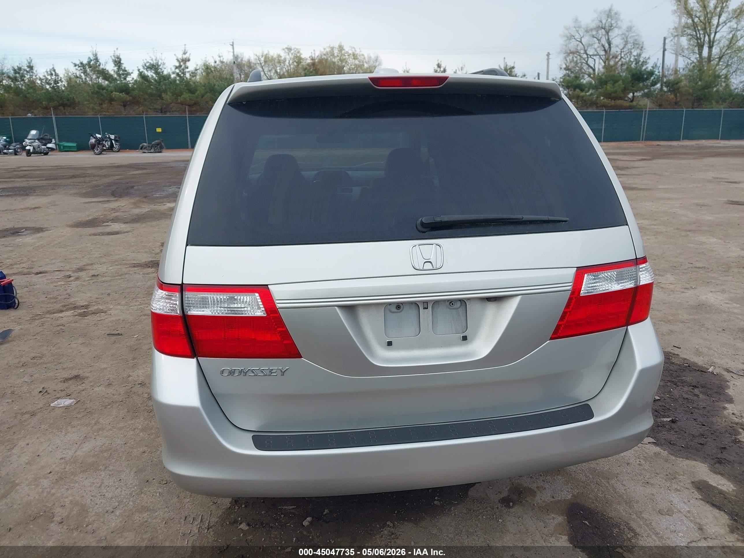 2006 Honda Odyssey Ex-l Серый vin: 5FNRL38796B057695