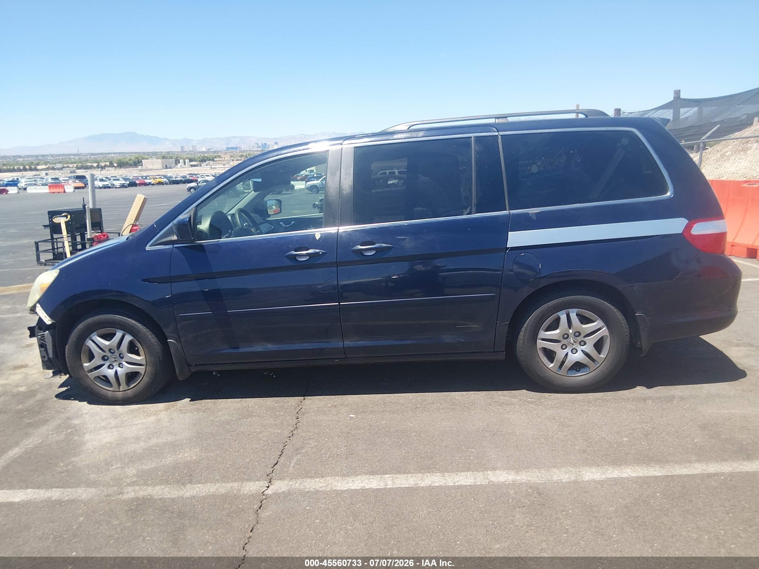 2006 Honda Odyssey Ex-l Blue vin: 5FNRL38796B079437
