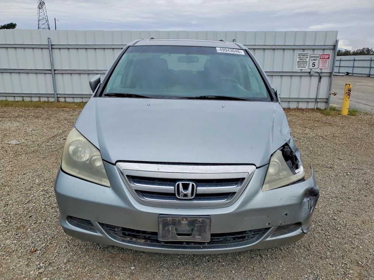 2006 Honda Odyssey Exl Blue vin: 5FNRL38796B079602
