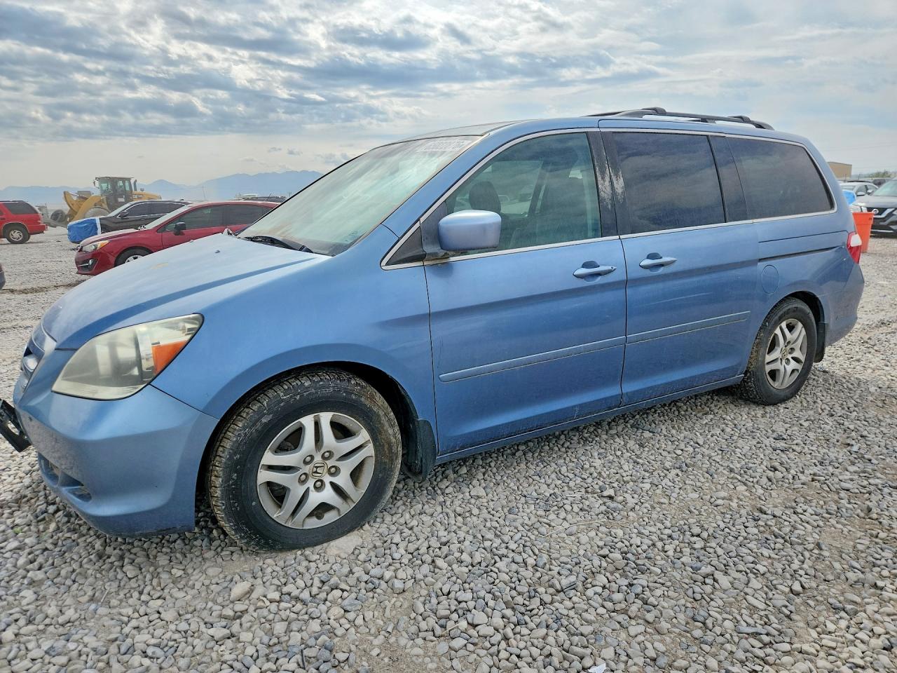 2006 Honda Odyssey Exl Blue vin: 5FNRL38796B099218