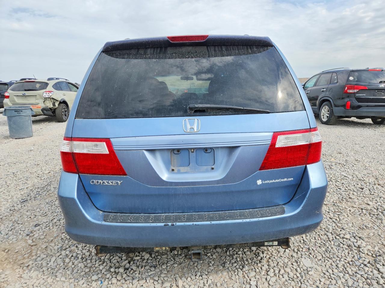 2006 Honda Odyssey Exl Blue vin: 5FNRL38796B099218