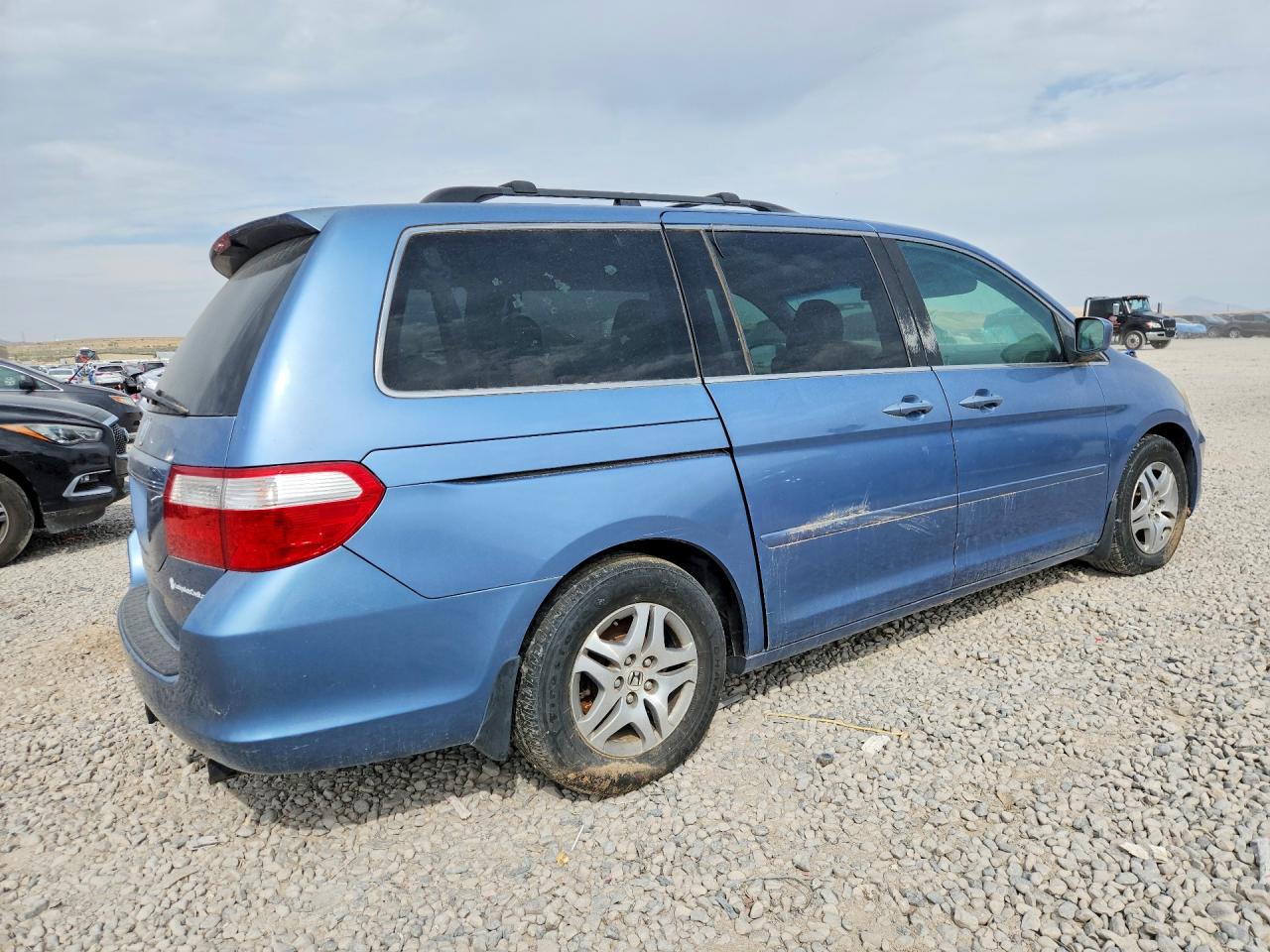 2006 Honda Odyssey Exl Blue vin: 5FNRL38796B099218