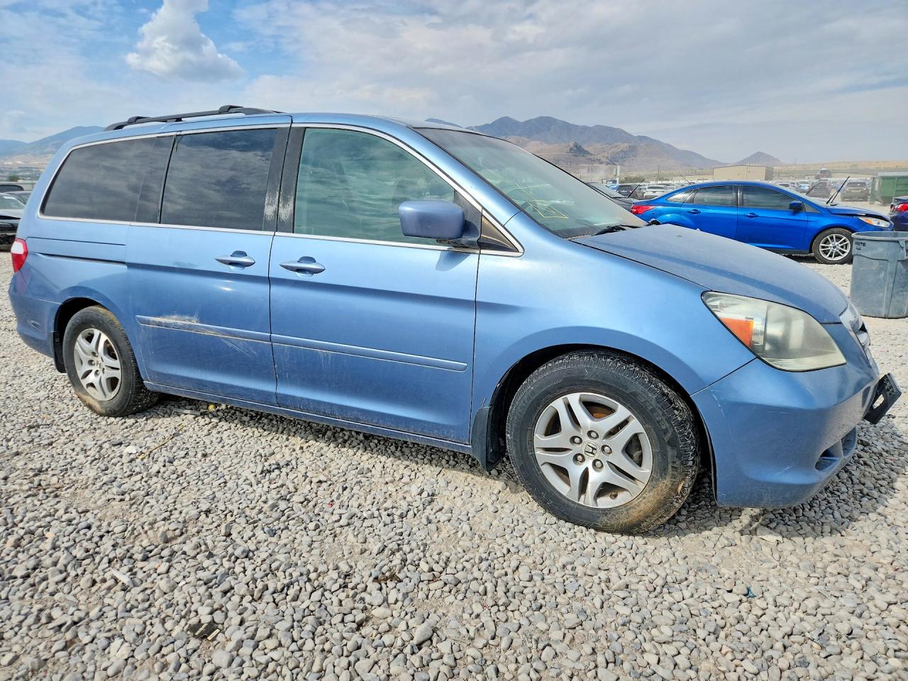 2006 Honda Odyssey Exl Blue vin: 5FNRL38796B099218