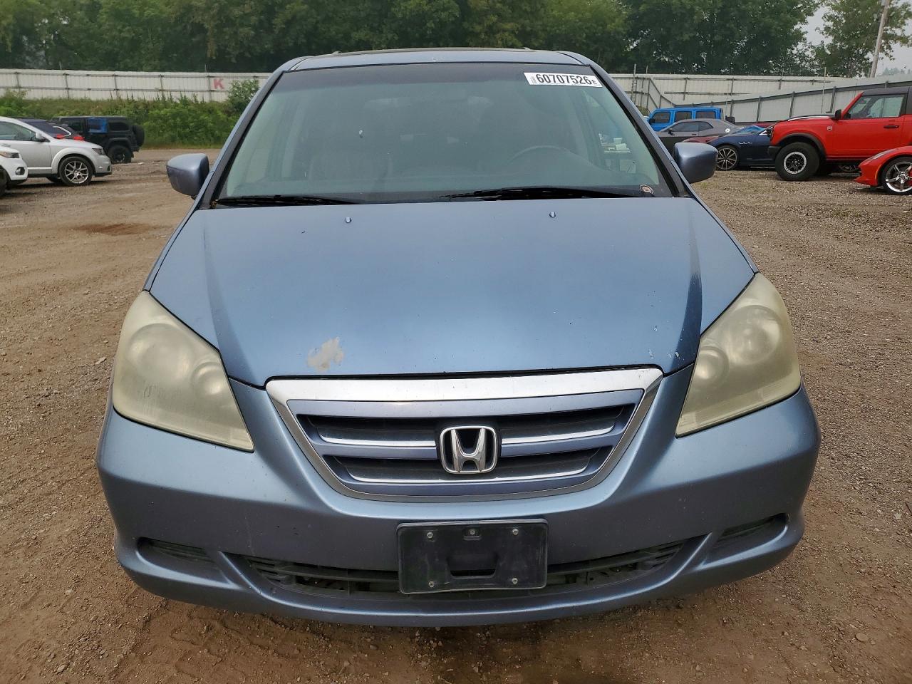2006 Honda Odyssey Exl Blue vin: 5FNRL38796B124280