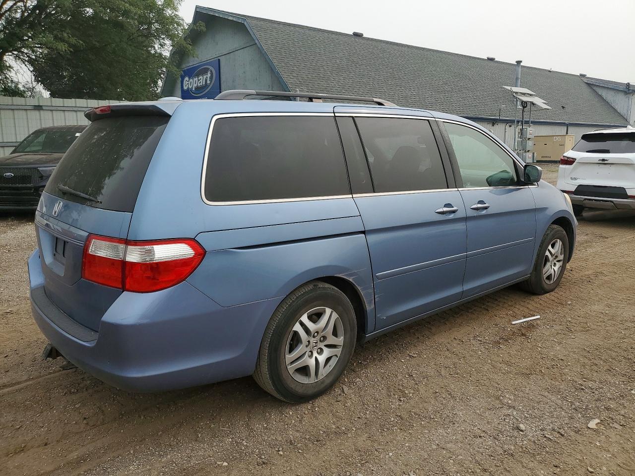 2006 Honda Odyssey Exl Blue vin: 5FNRL38796B124280