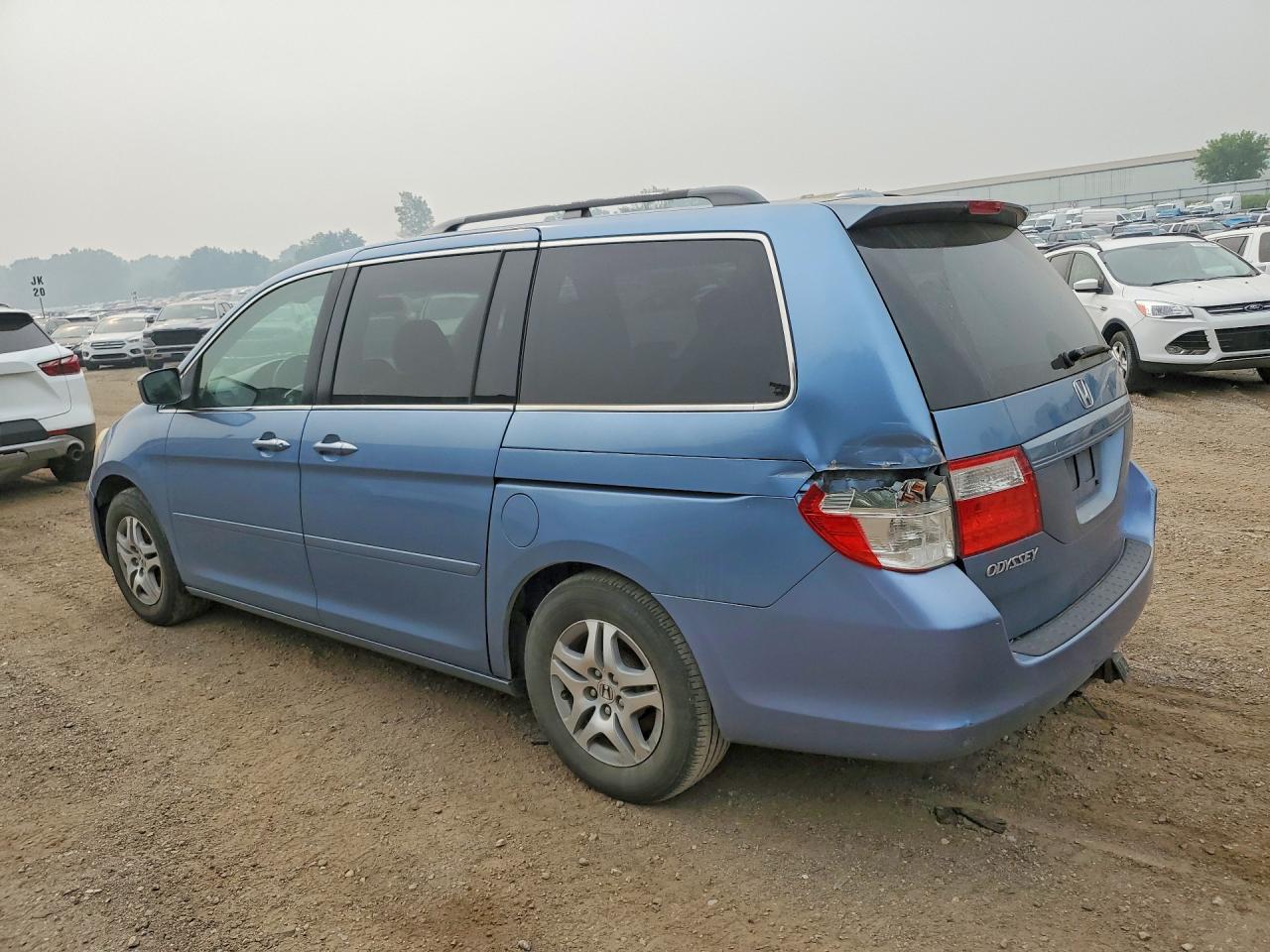 2006 Honda Odyssey Exl Blue vin: 5FNRL38796B124280
