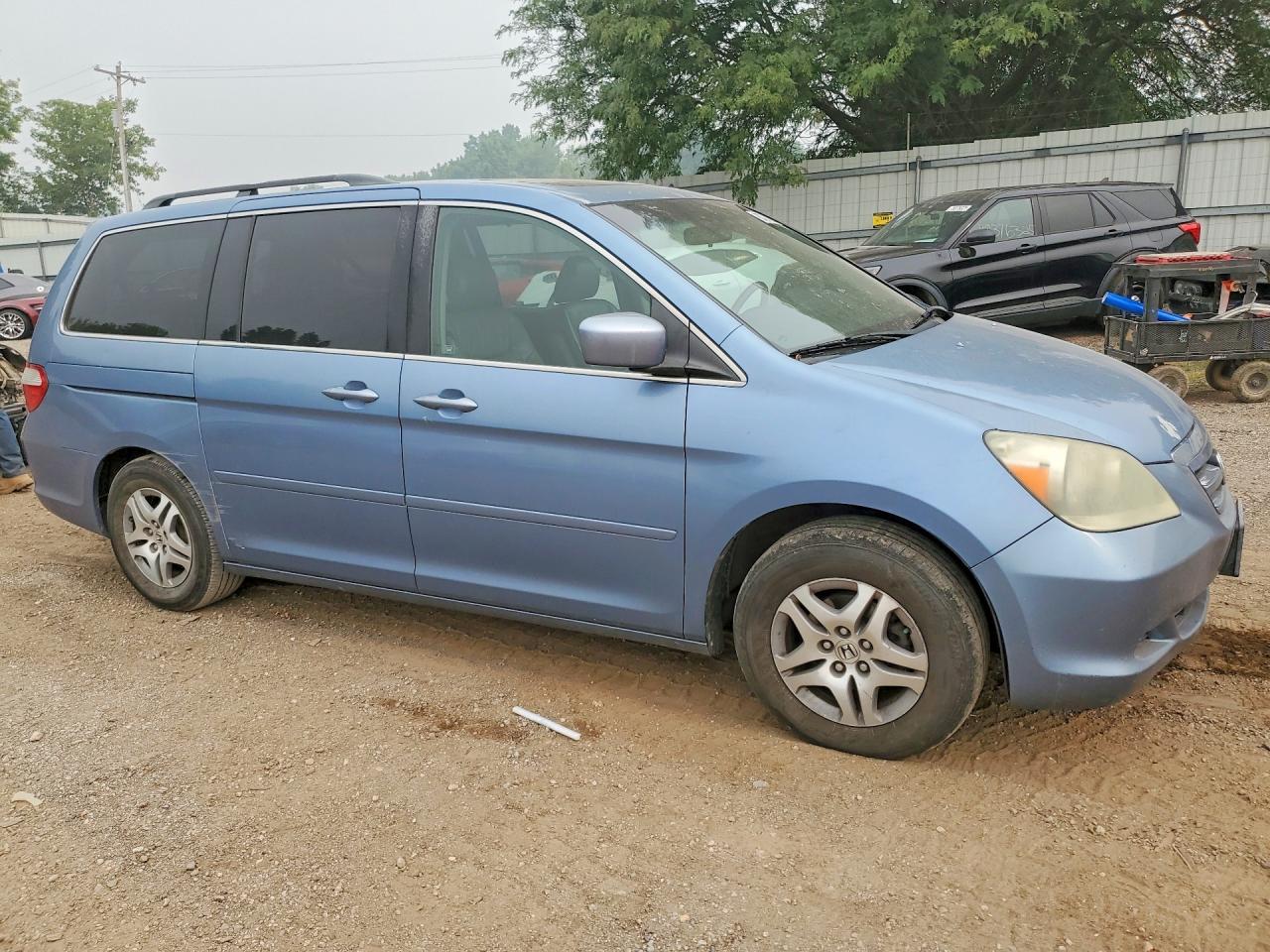2006 Honda Odyssey Exl Blue vin: 5FNRL38796B124280