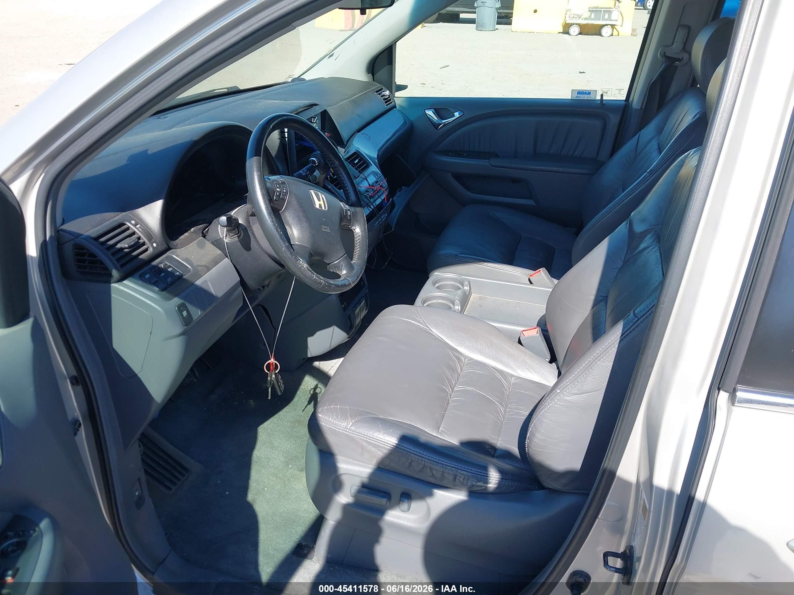 2006 Honda Odyssey Ex-l Серебряный vin: 5FNRL38796B445266