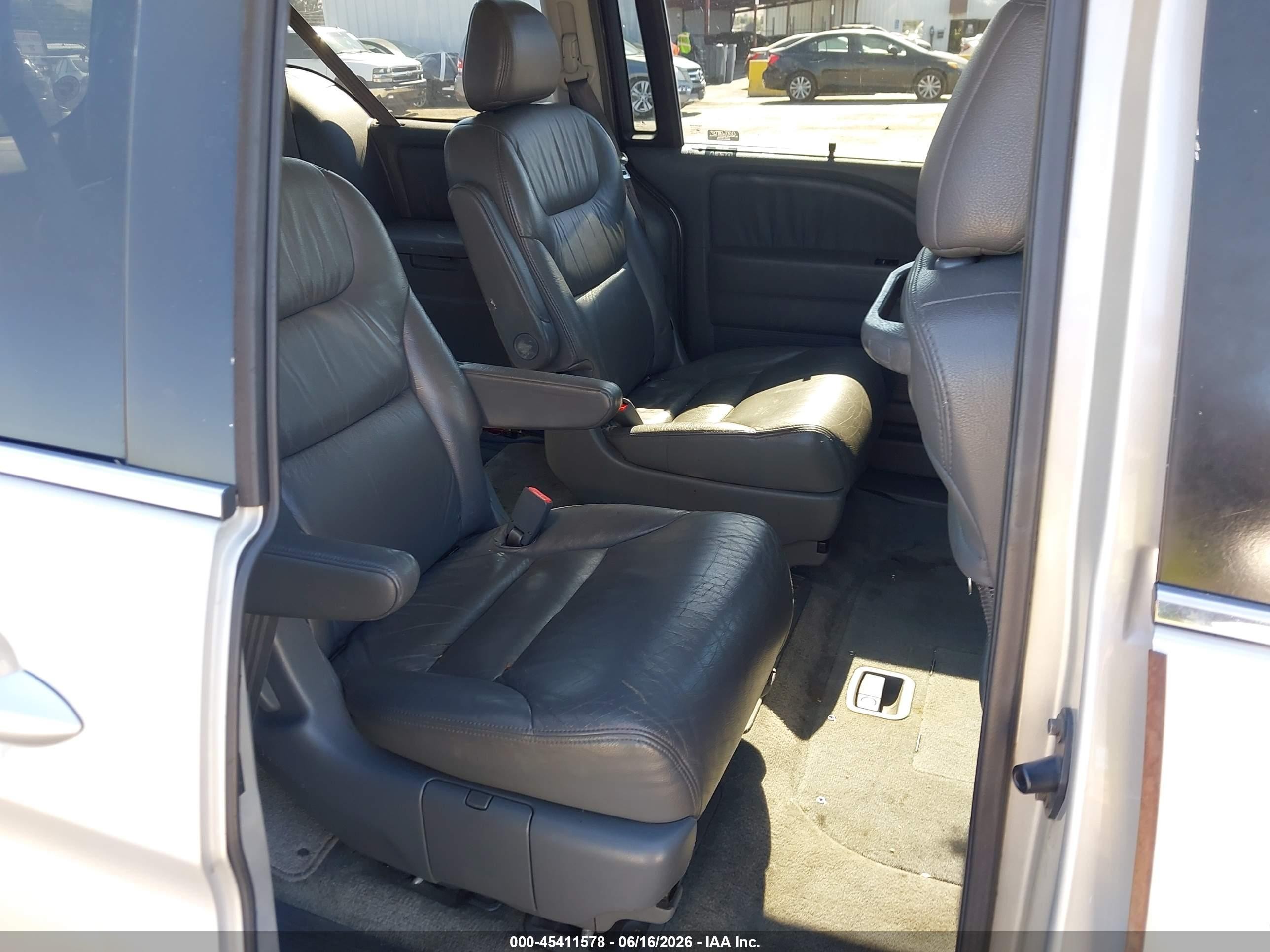 2006 Honda Odyssey Ex-l Серебряный vin: 5FNRL38796B445266