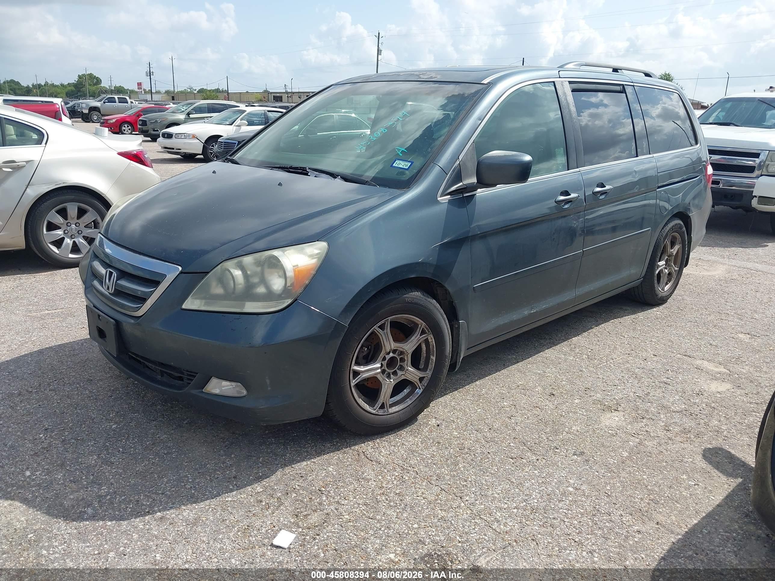 2006 Honda Odyssey Ex-l Green vin: 5FNRL38796B447860