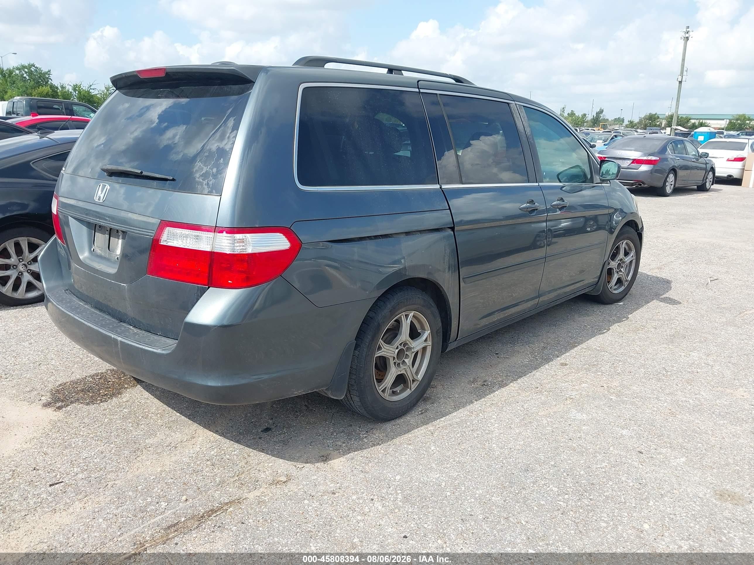 2006 Honda Odyssey Ex-l Green vin: 5FNRL38796B447860