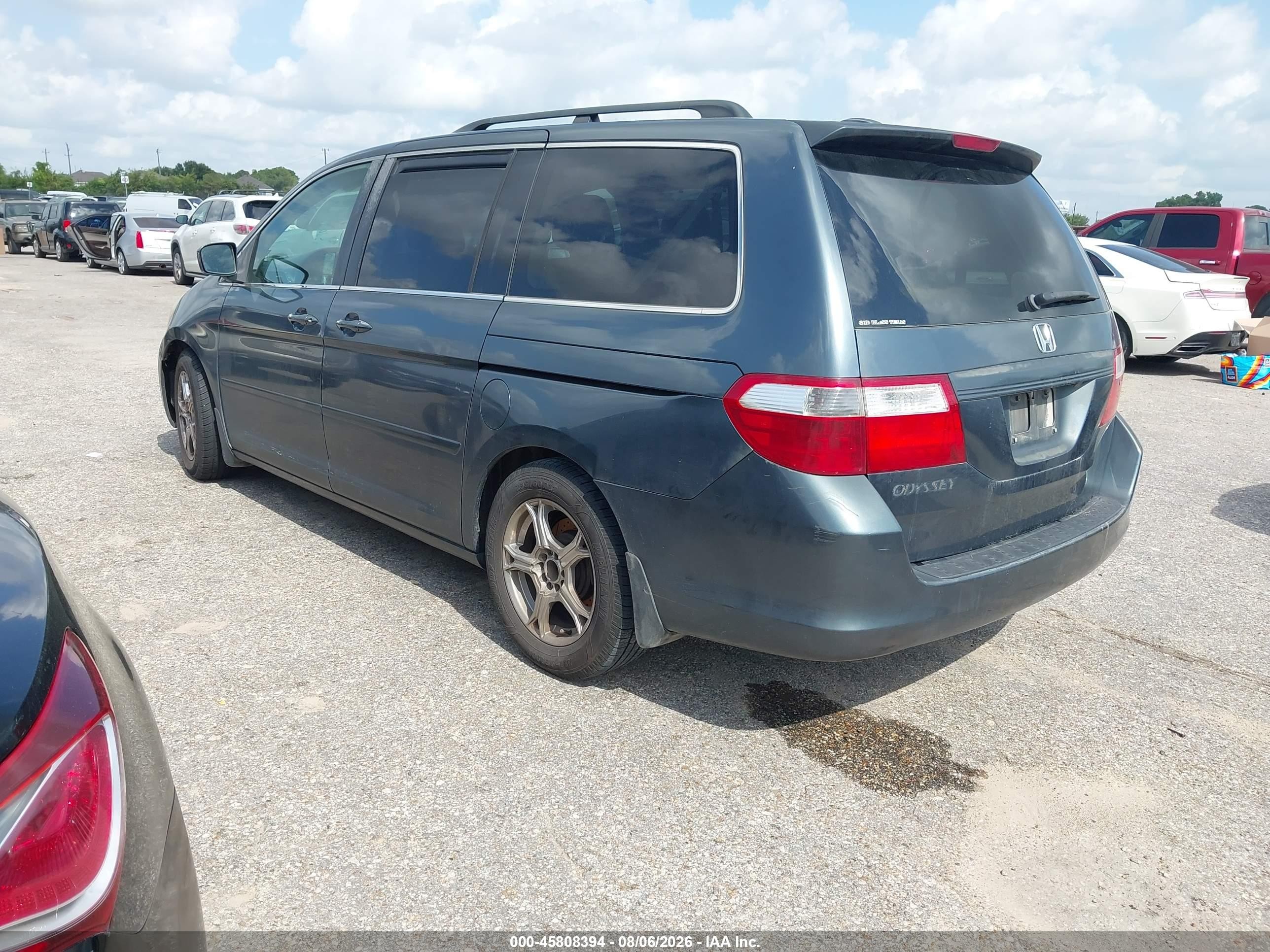 2006 Honda Odyssey Ex-l Green vin: 5FNRL38796B447860