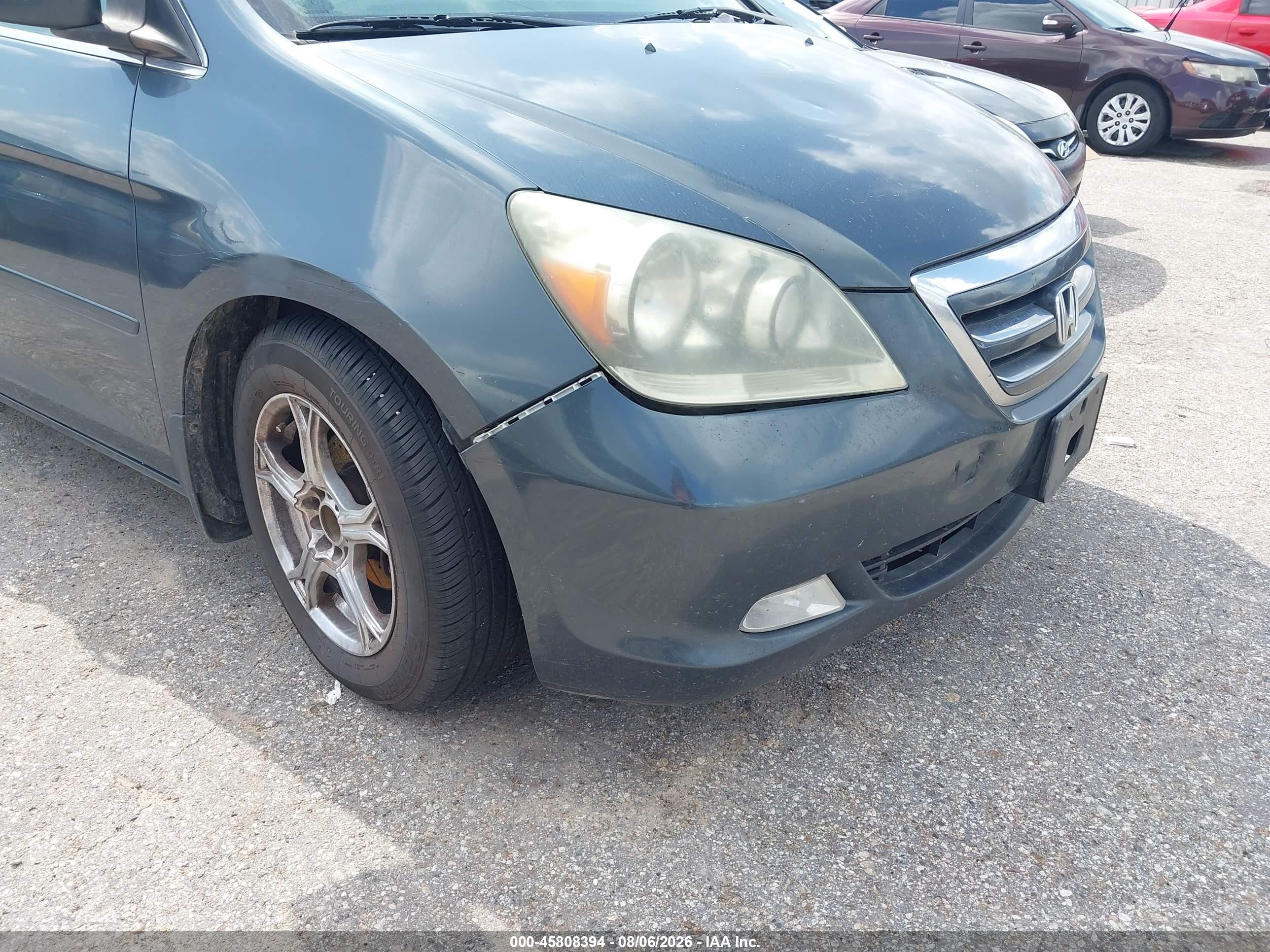 2006 Honda Odyssey Ex-l Green vin: 5FNRL38796B447860