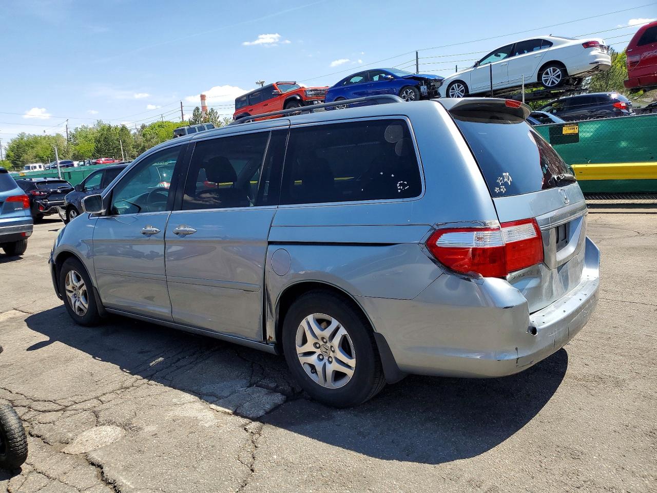2007 Honda Odyssey Exl Silver vin: 5FNRL38797B046374