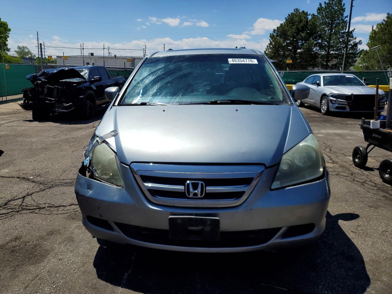 2007 Honda Odyssey Exl Silver vin: 5FNRL38797B046374