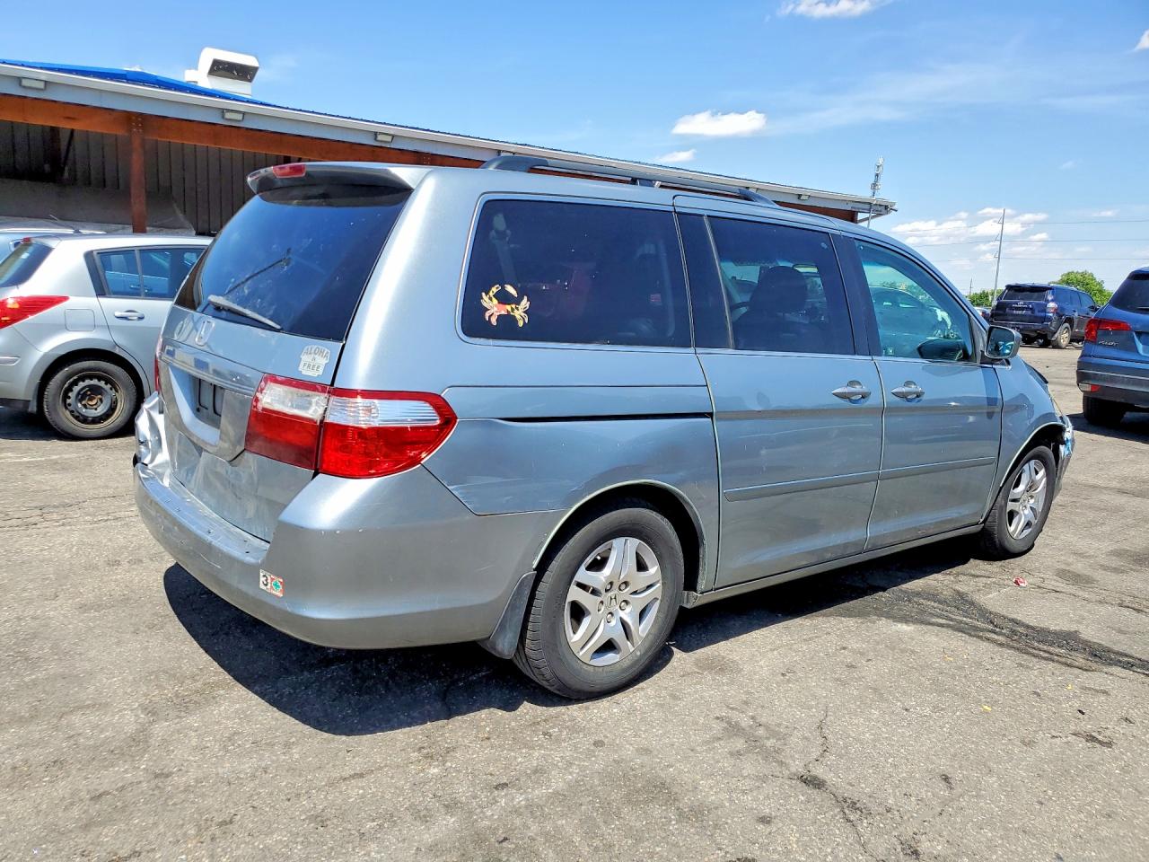 2007 Honda Odyssey Exl Silver vin: 5FNRL38797B046374