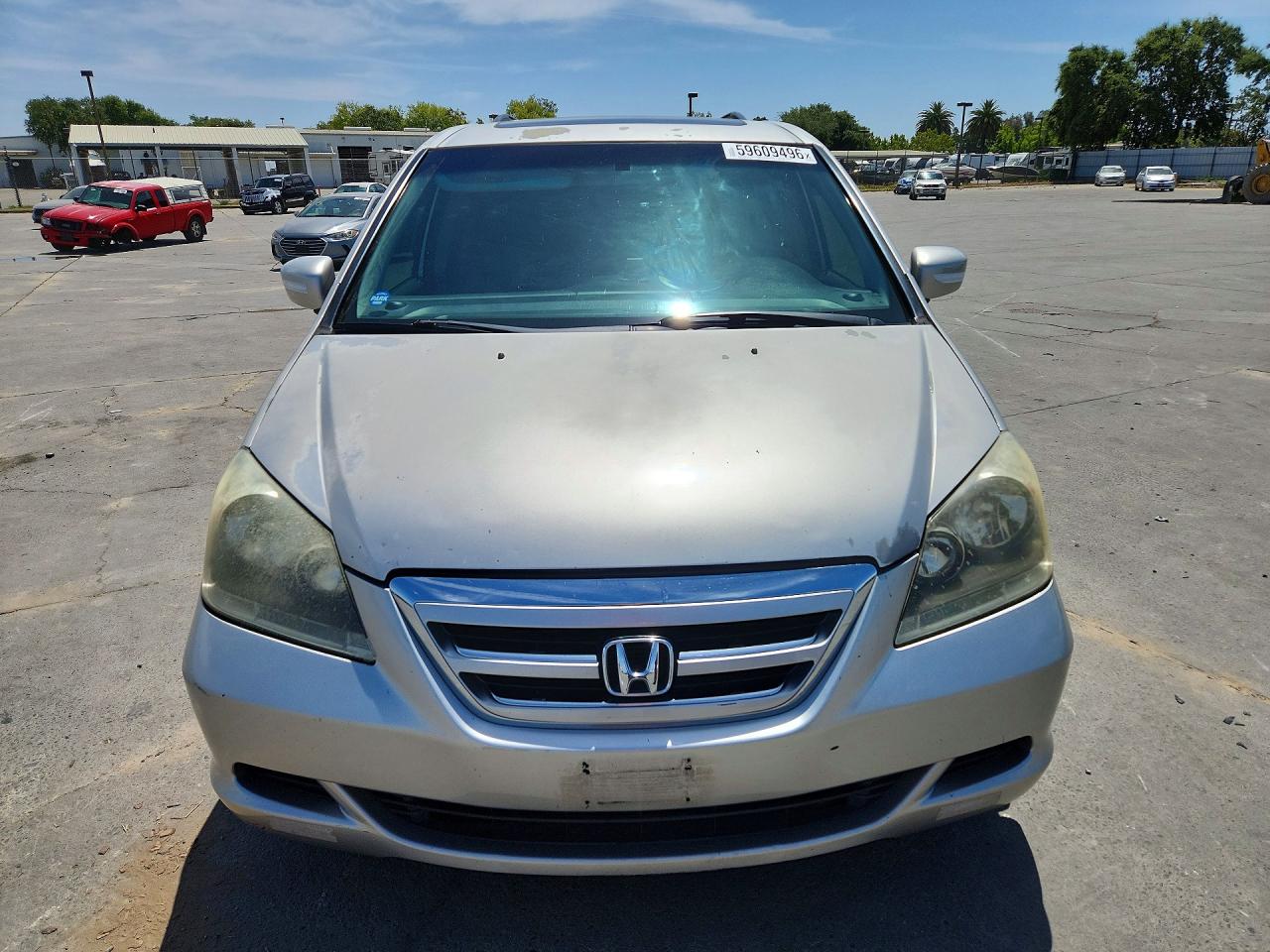 2007 Honda Odyssey Silver vin: 5FNRL38797B083862