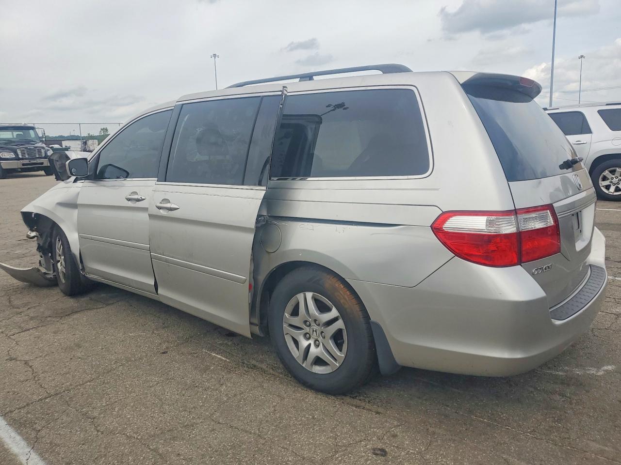 2007 Honda Odyssey Exl Silver vin: 5FNRL38797B140867