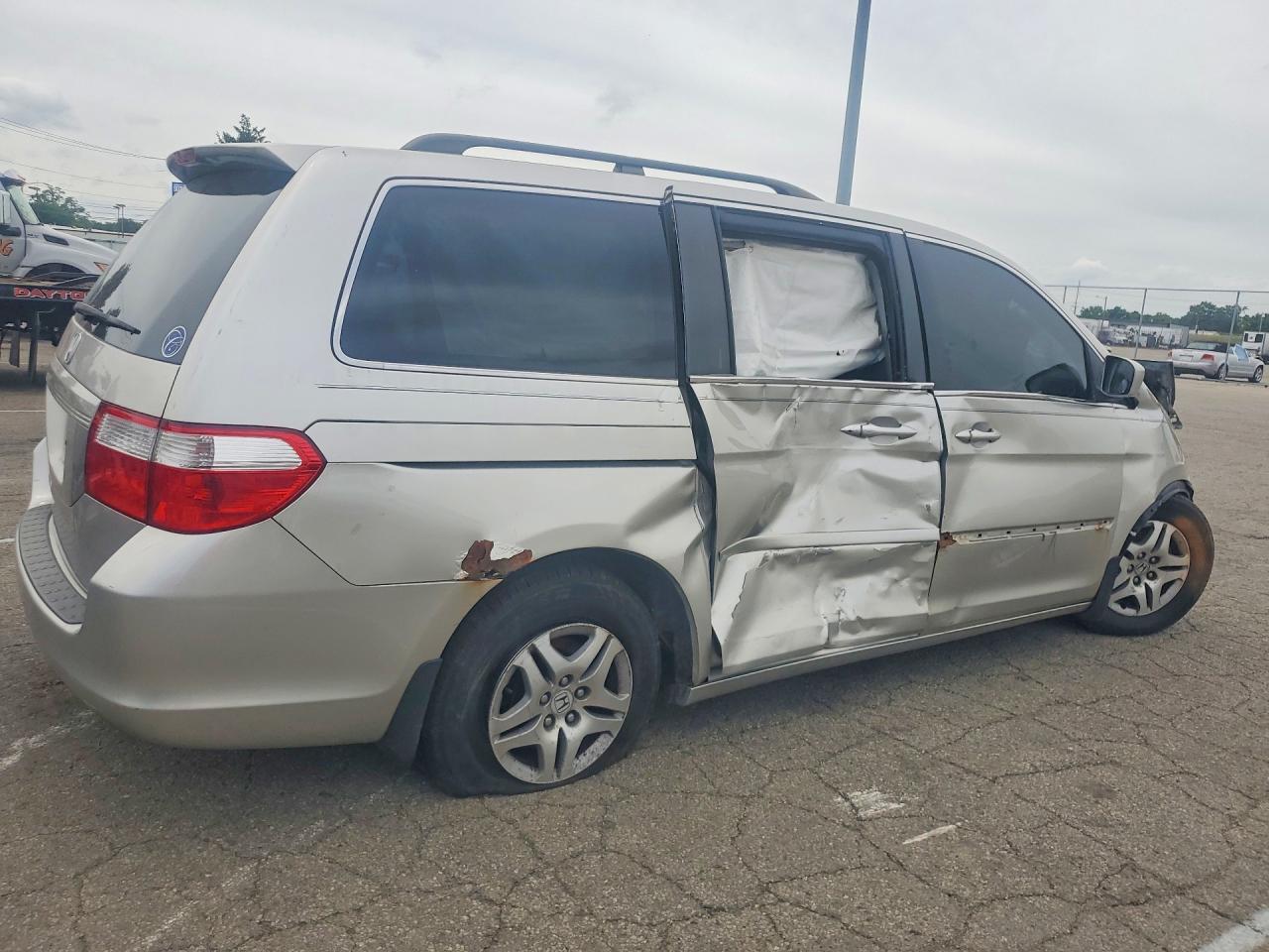 2007 Honda Odyssey Exl Silver vin: 5FNRL38797B140867