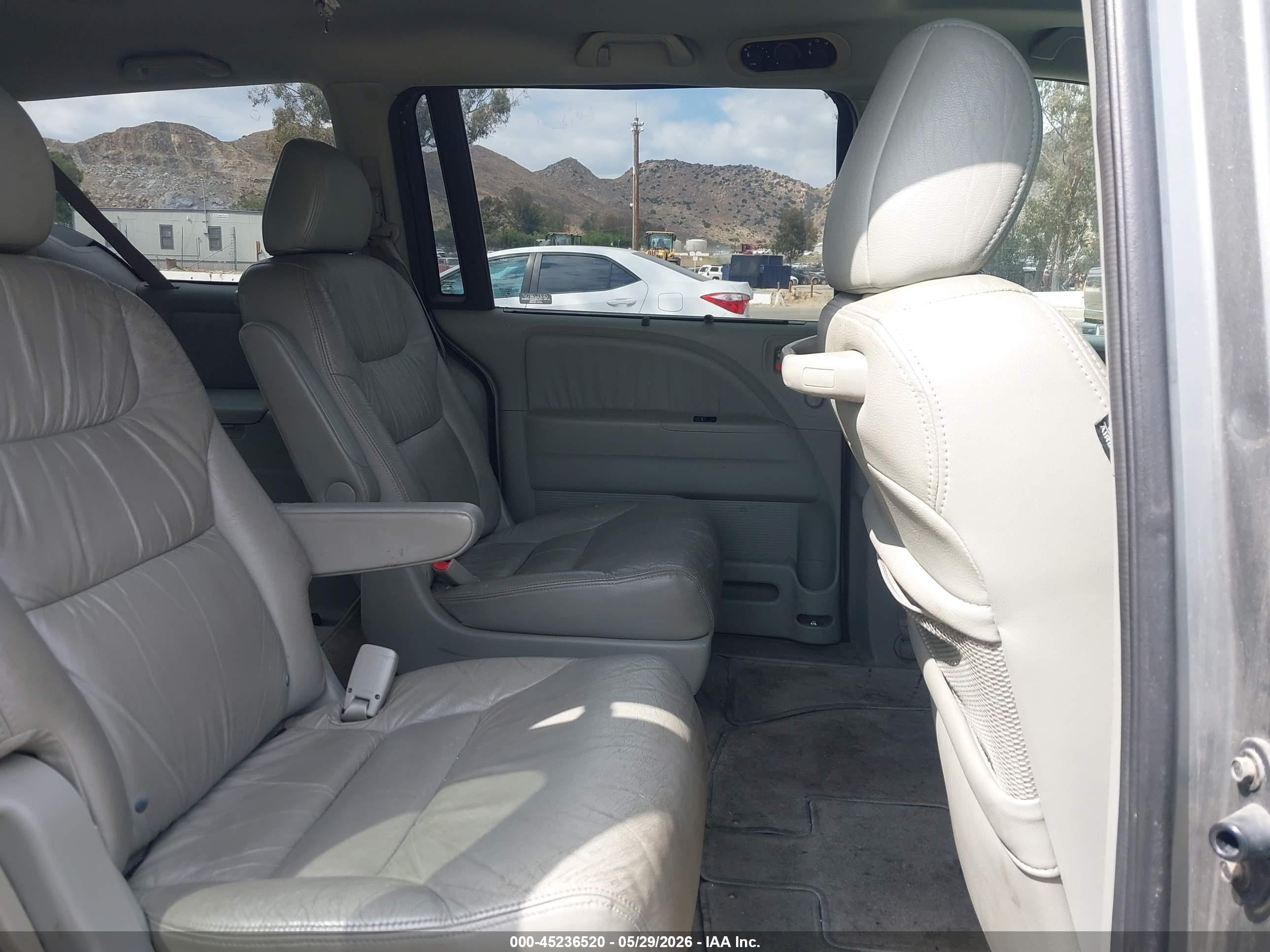2007 Honda Odyssey Ex-l Gray vin: 5FNRL38797B415010