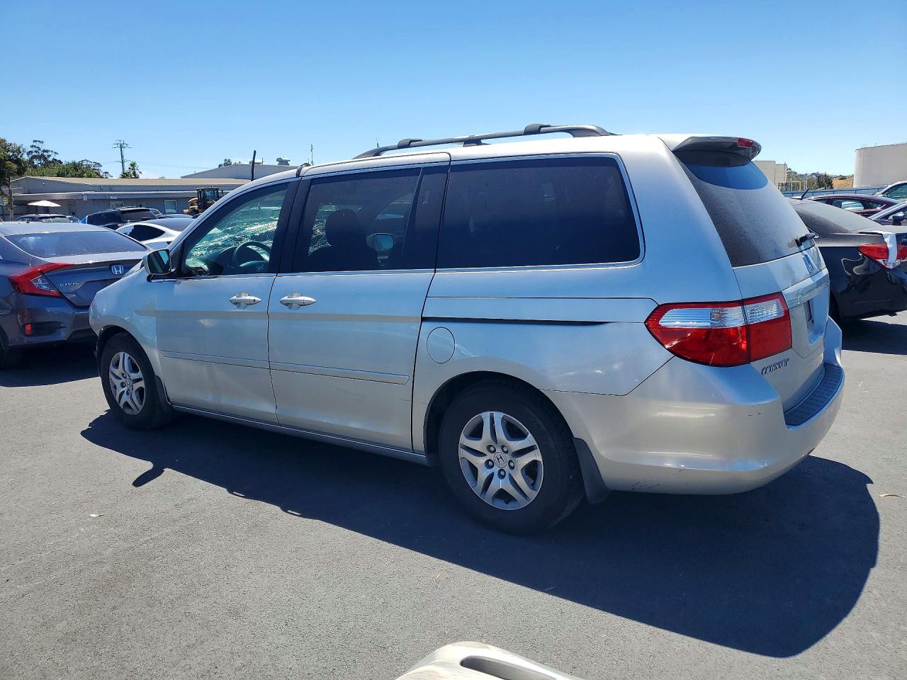 2007 Honda Odyssey Exl Серебряный vin: 5FNRL38797B443647