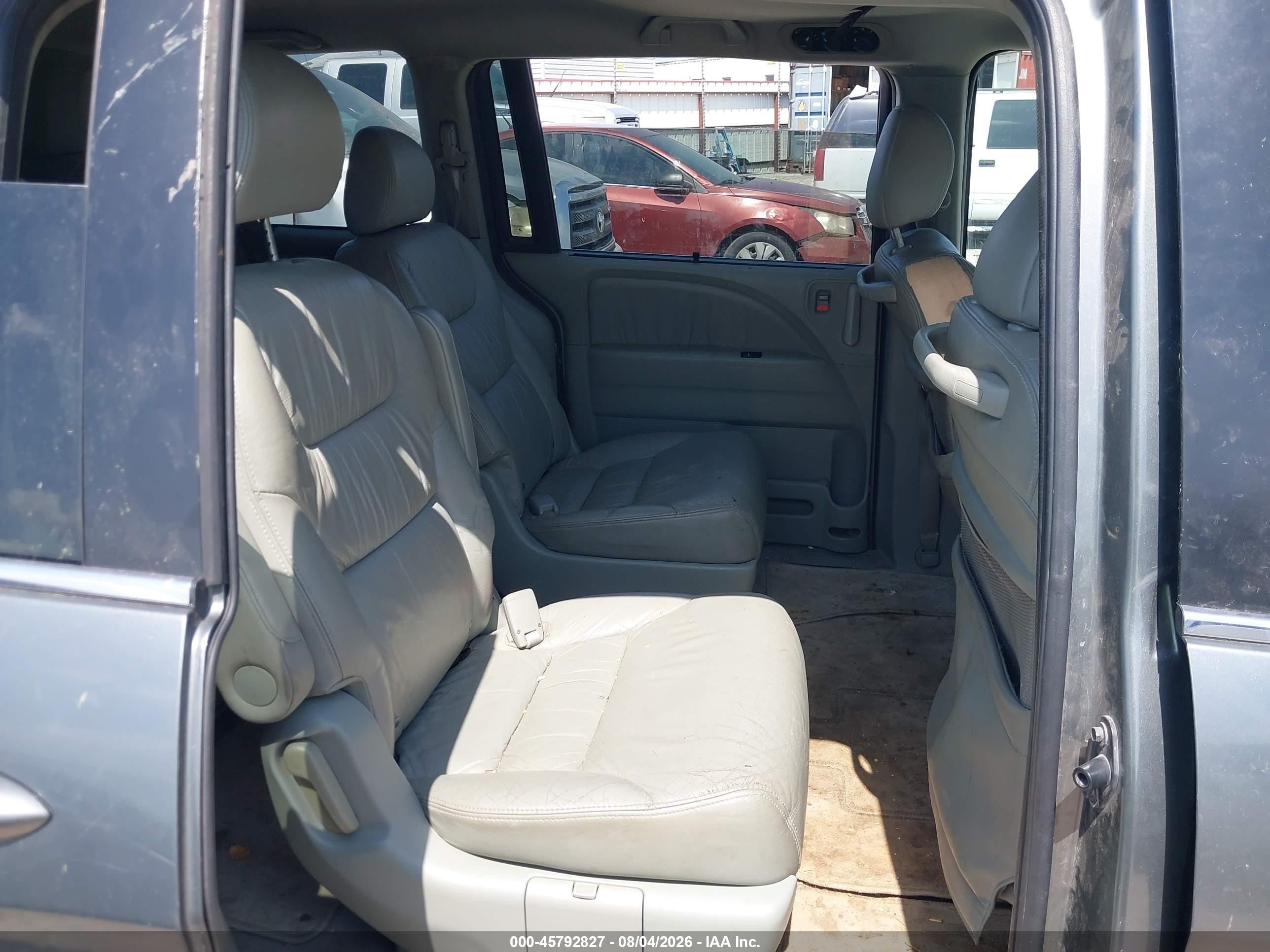 2007 Honda Odyssey Ex-l Gray vin: 5FNRL38797B449528