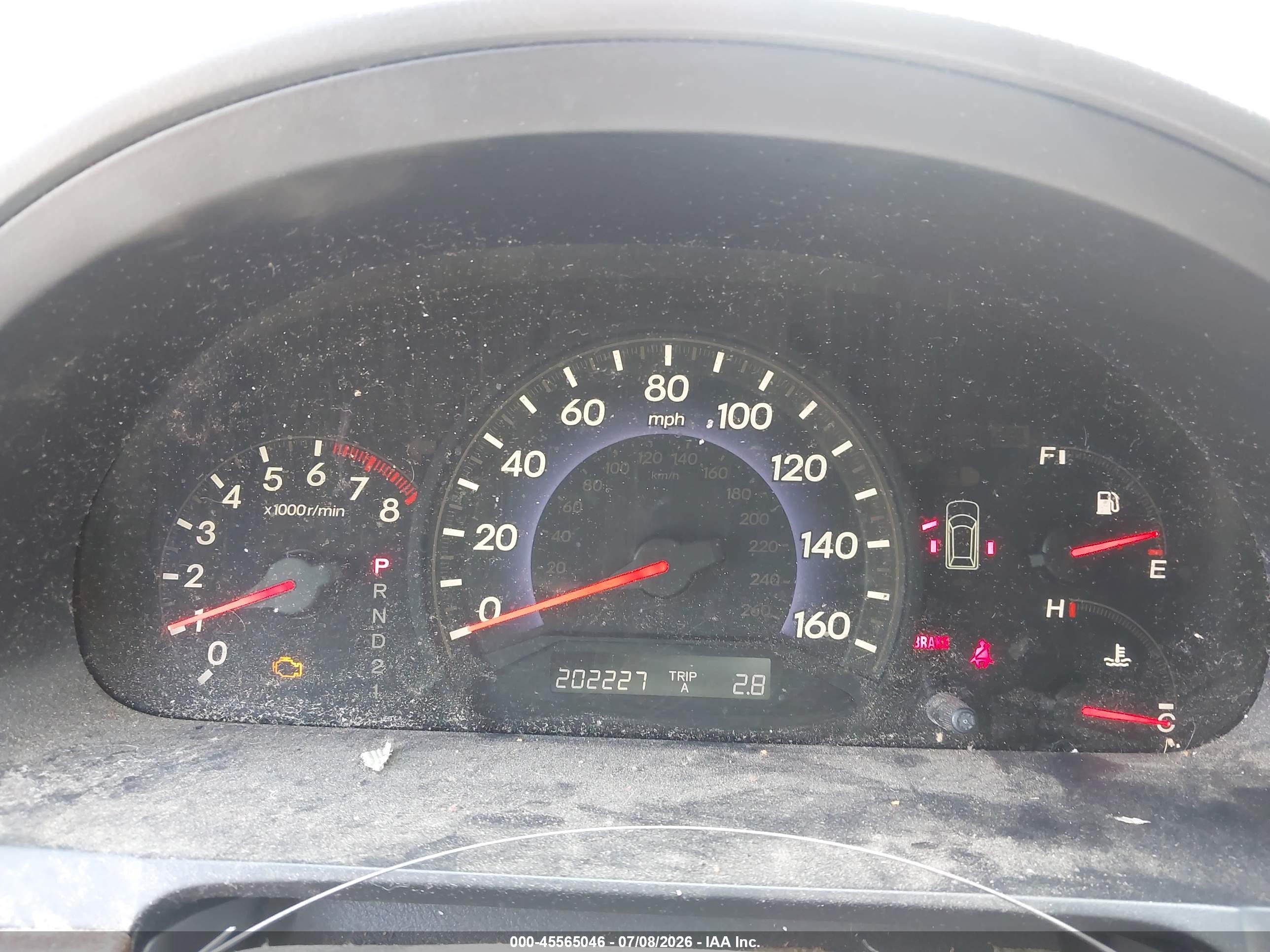 2008 Honda Odyssey Ex-l Light Blue vin: 5FNRL38798B008211